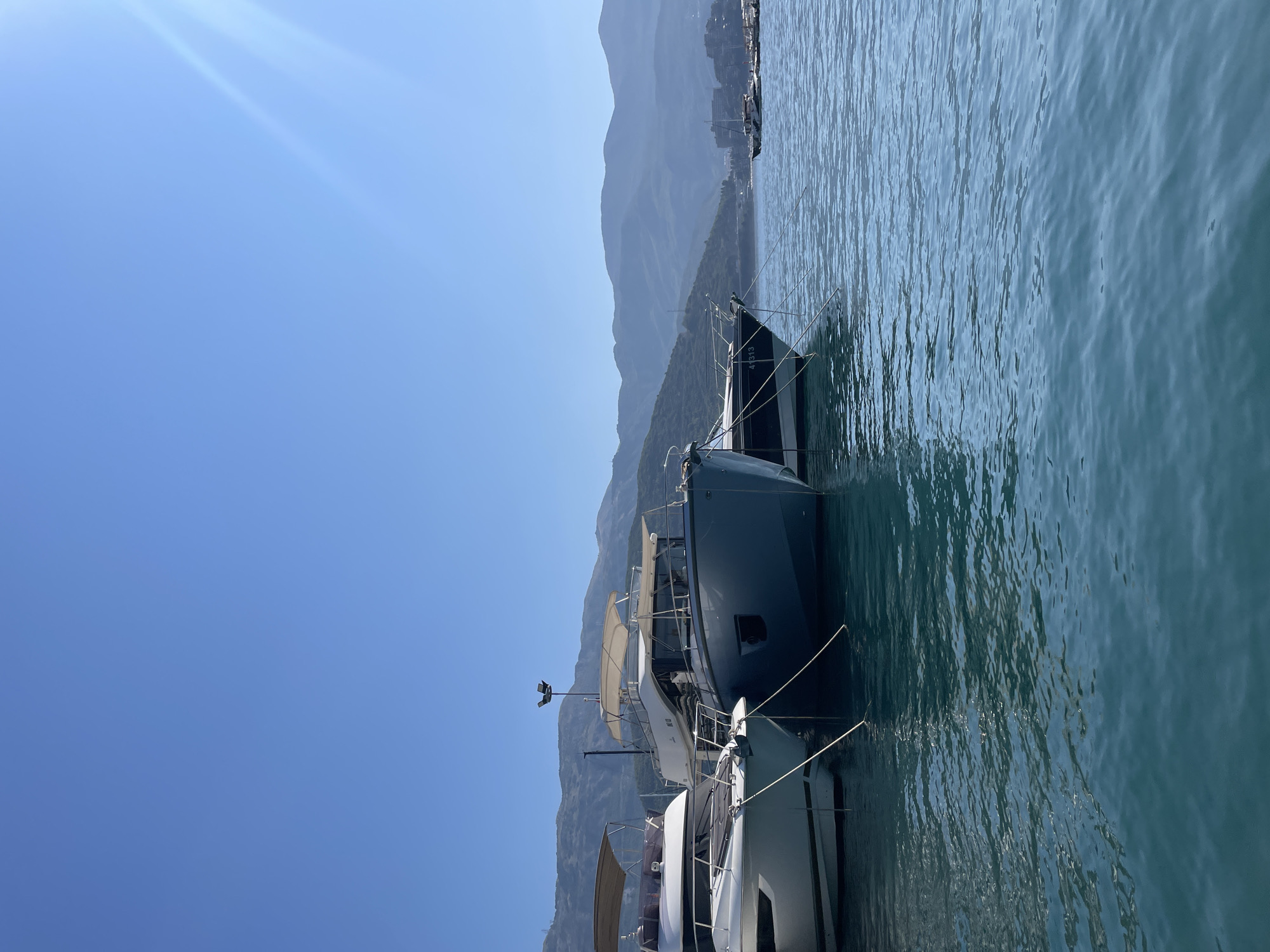 Lazy summer morning on the Adriatic in Budva