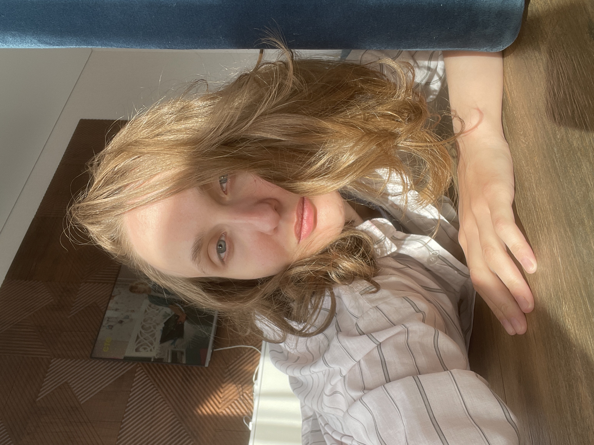 Woman relaxing indoors captured in multiple poses, Подшивалово