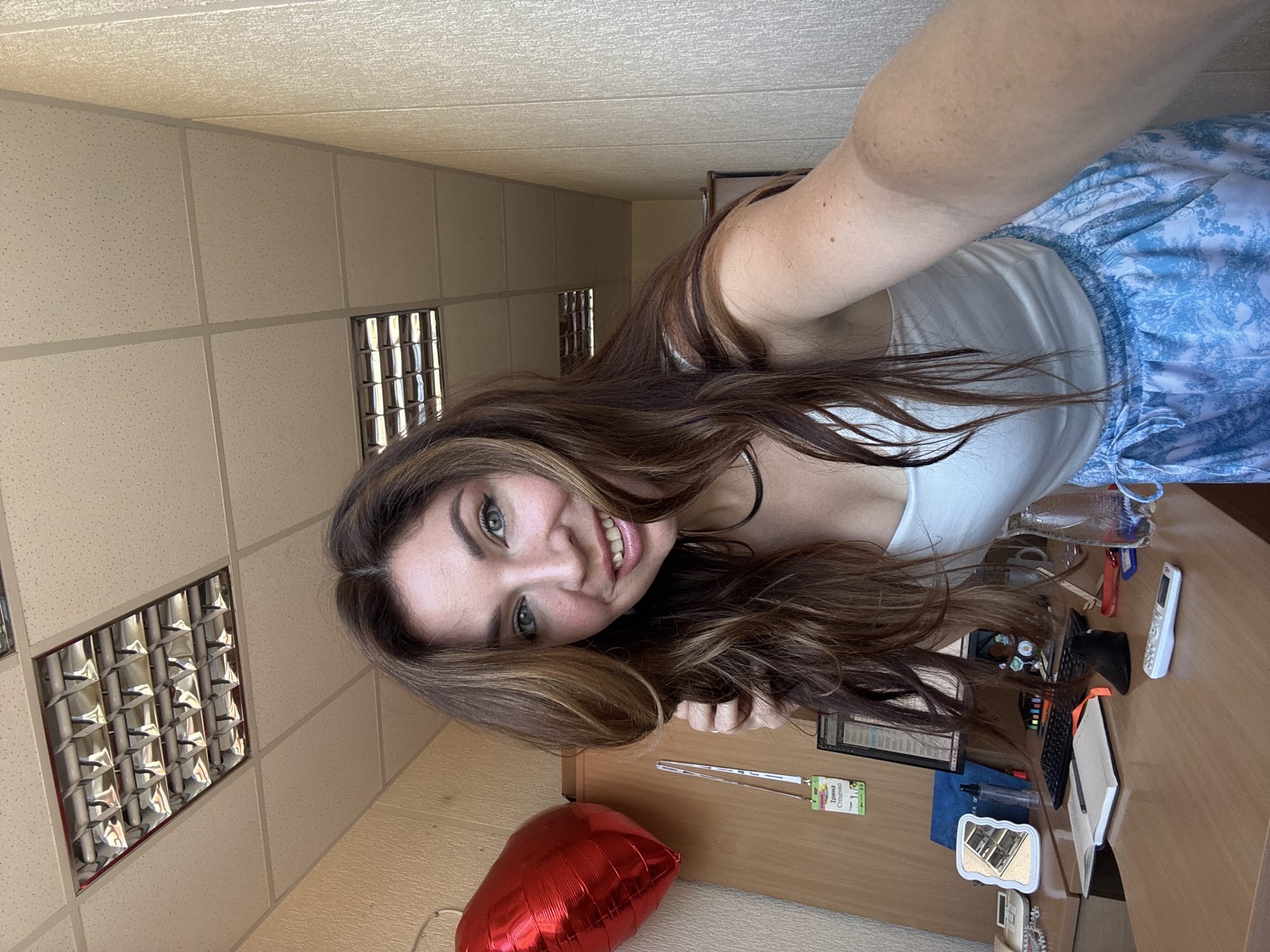 Selfie and dancing moments in a Kryvyi Rih office