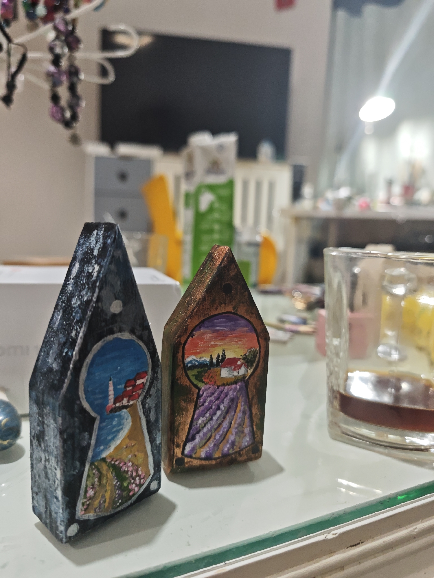 Souvenir shop displays handcrafted items in Al Hadaba Egypt