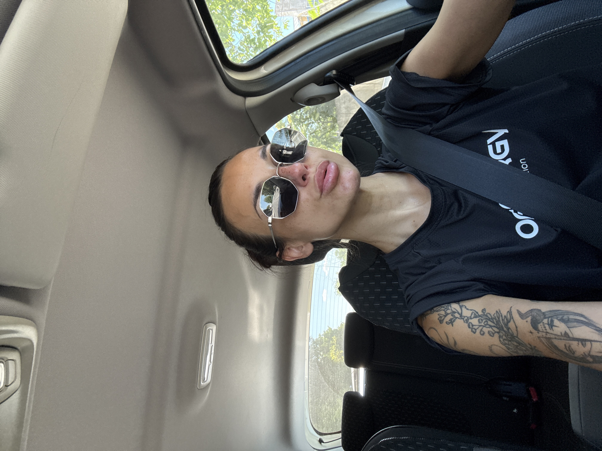 Buckled up and ready to go in Pleven