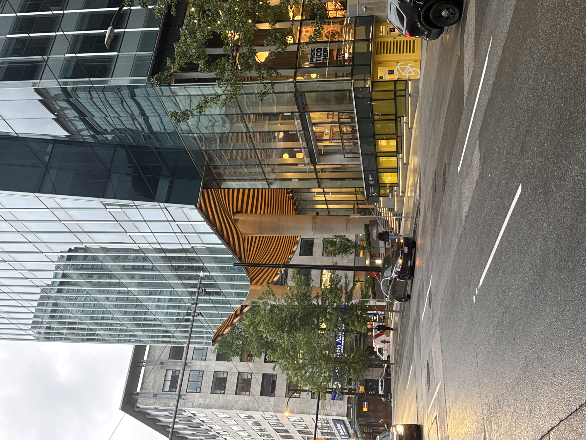 Early morning Vancouver downtown walkthrough captured multiple city landmarks