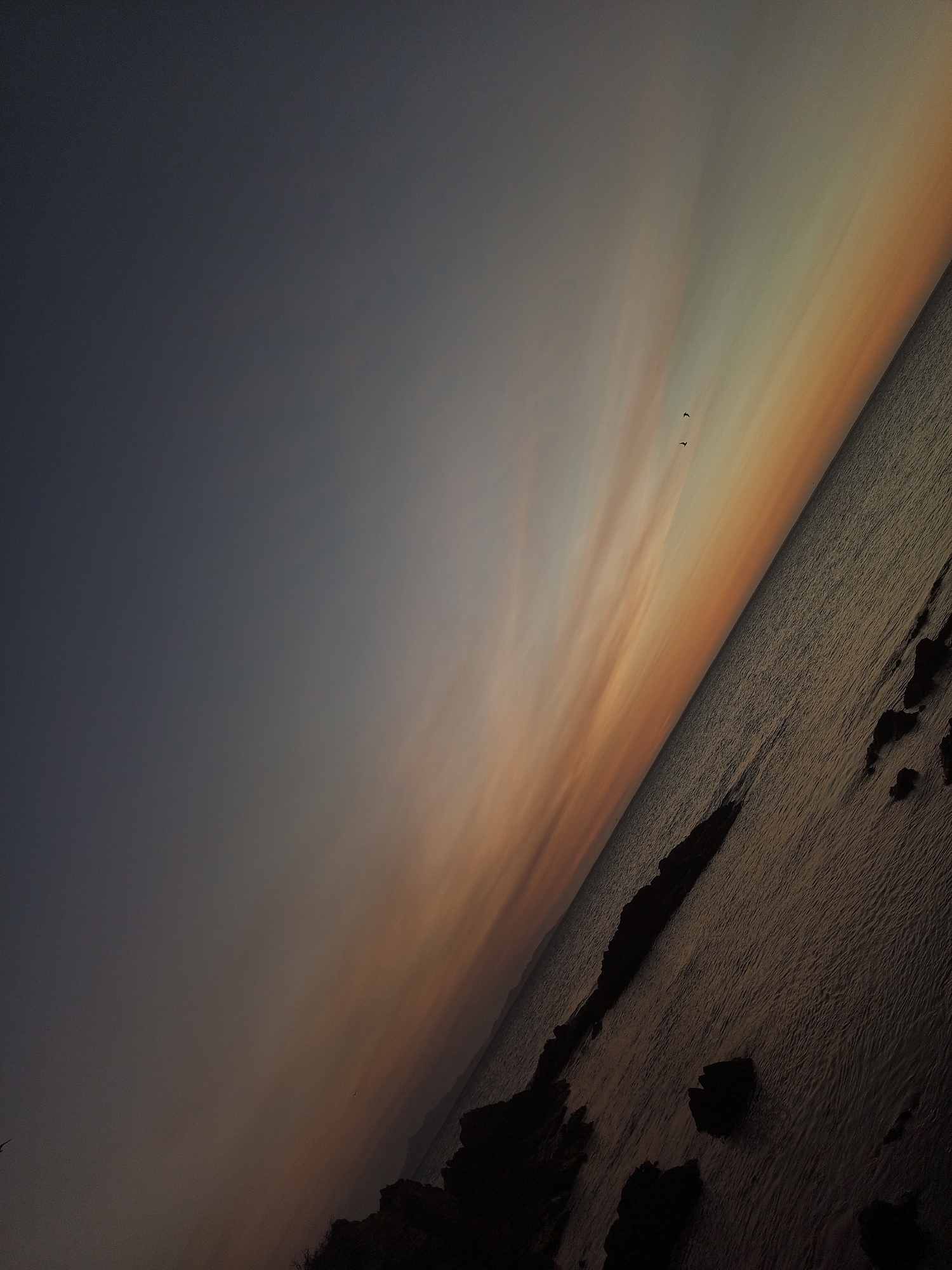 Evening sunset documentation captured in Juan Griego, Venezuela