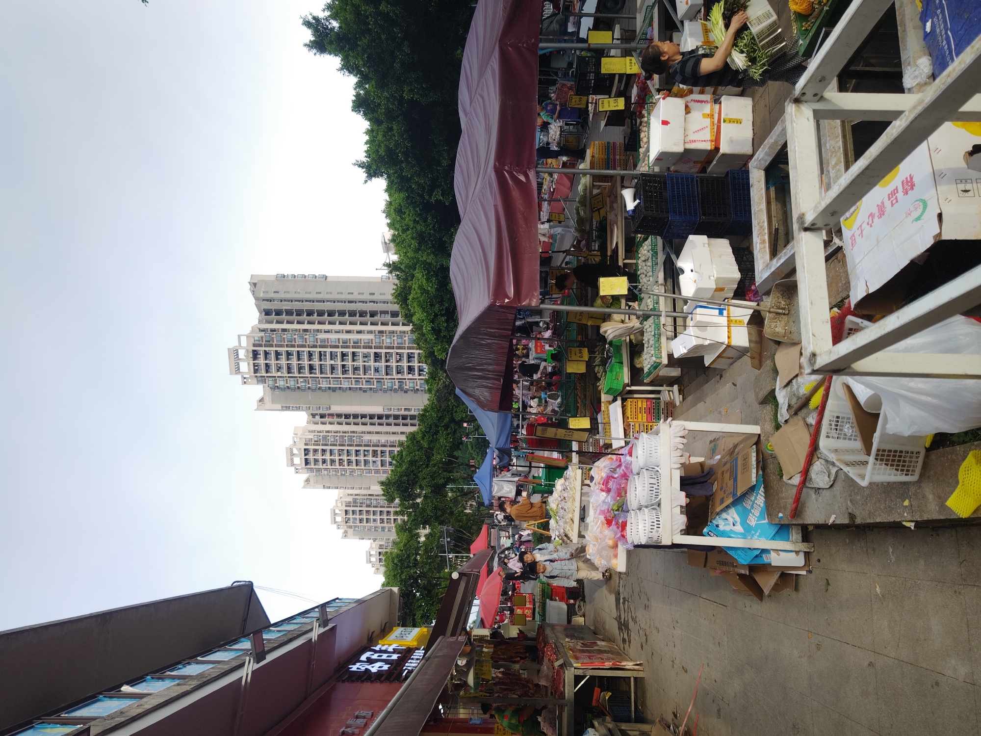 Street market bustles in Chongqing High-tech Zone