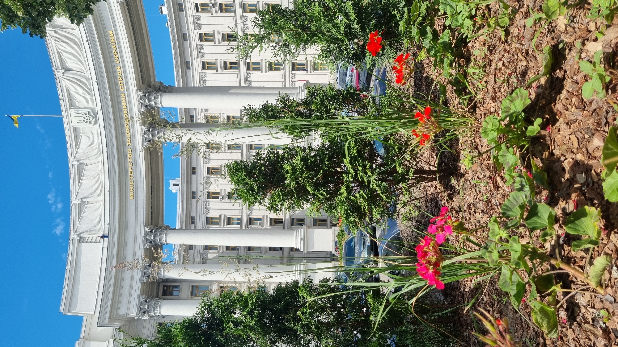 Kyiv's monastery district, war monuments, and street life on a summer morning