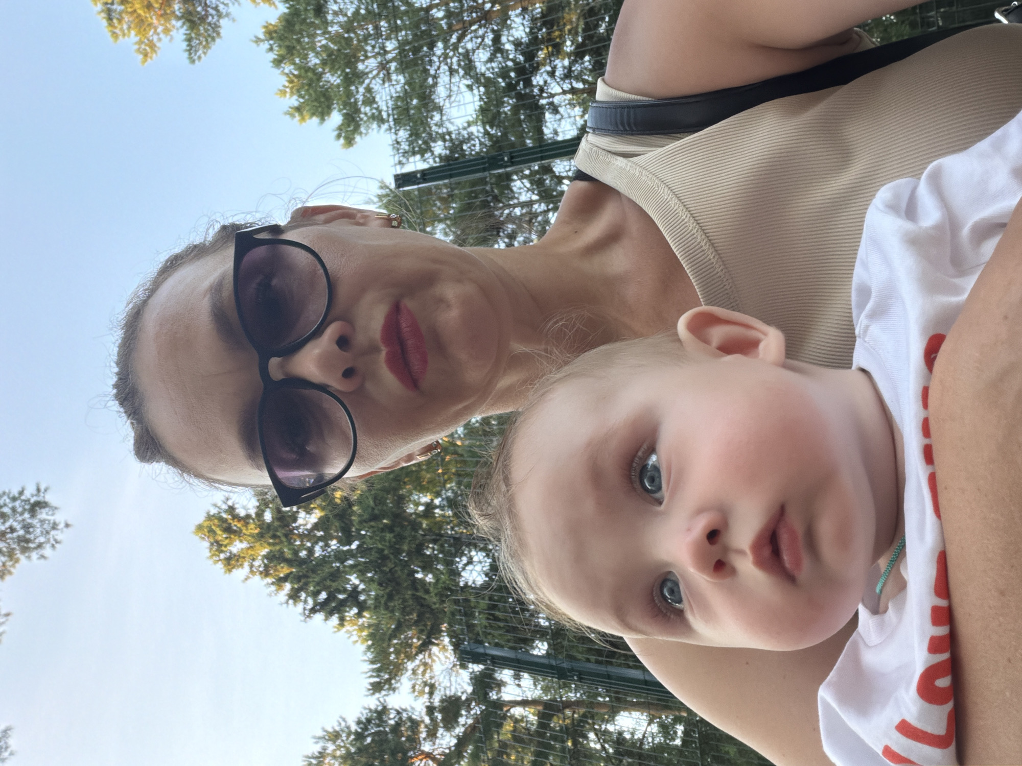 Outdoor summer afternoon at a Chaikovsky playground