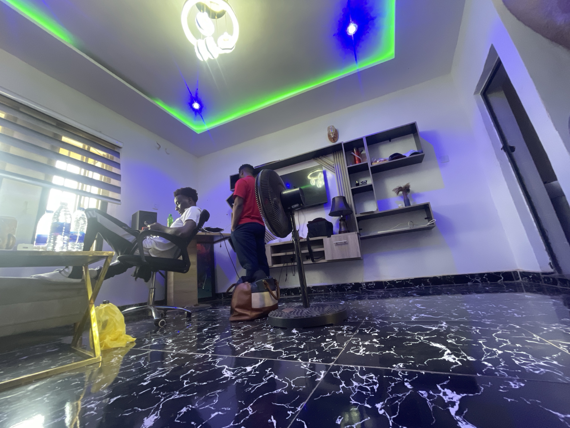 Casual daily life moments captured across Abuja residential areas