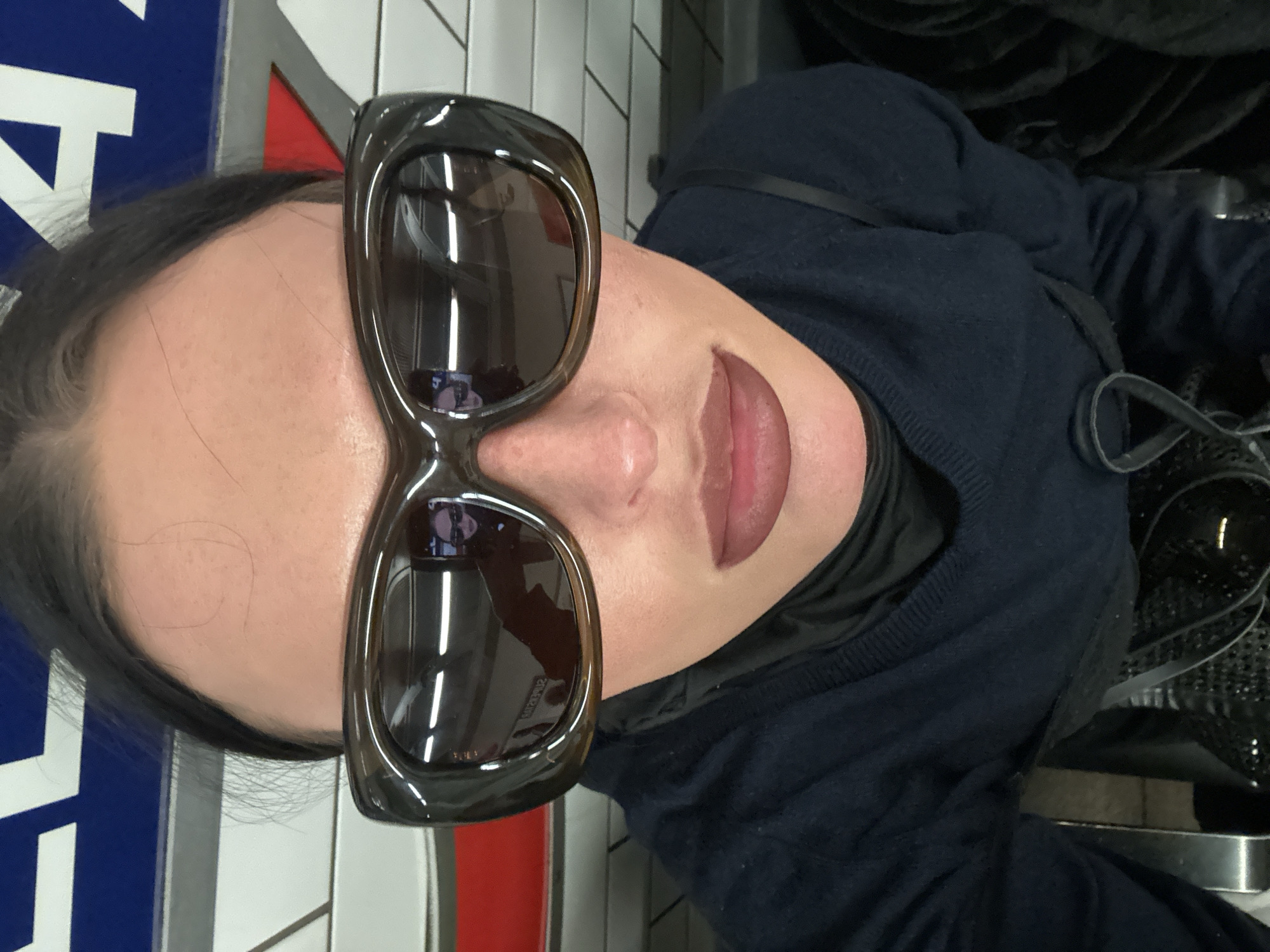 Woman documents Underground journey through London stations during evening commute