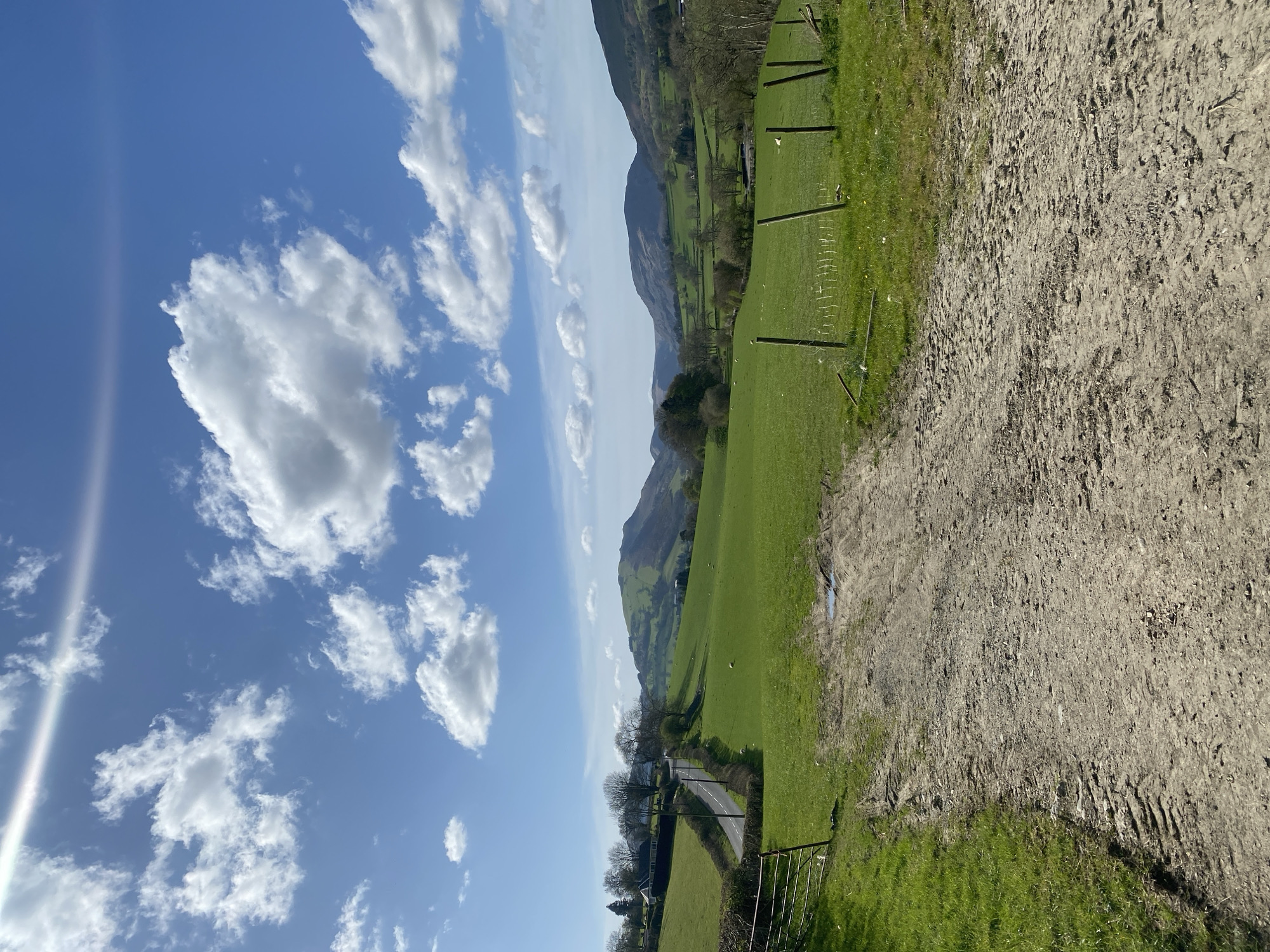 Rural Welsh landscape documented near Pen-y-bont-fawr