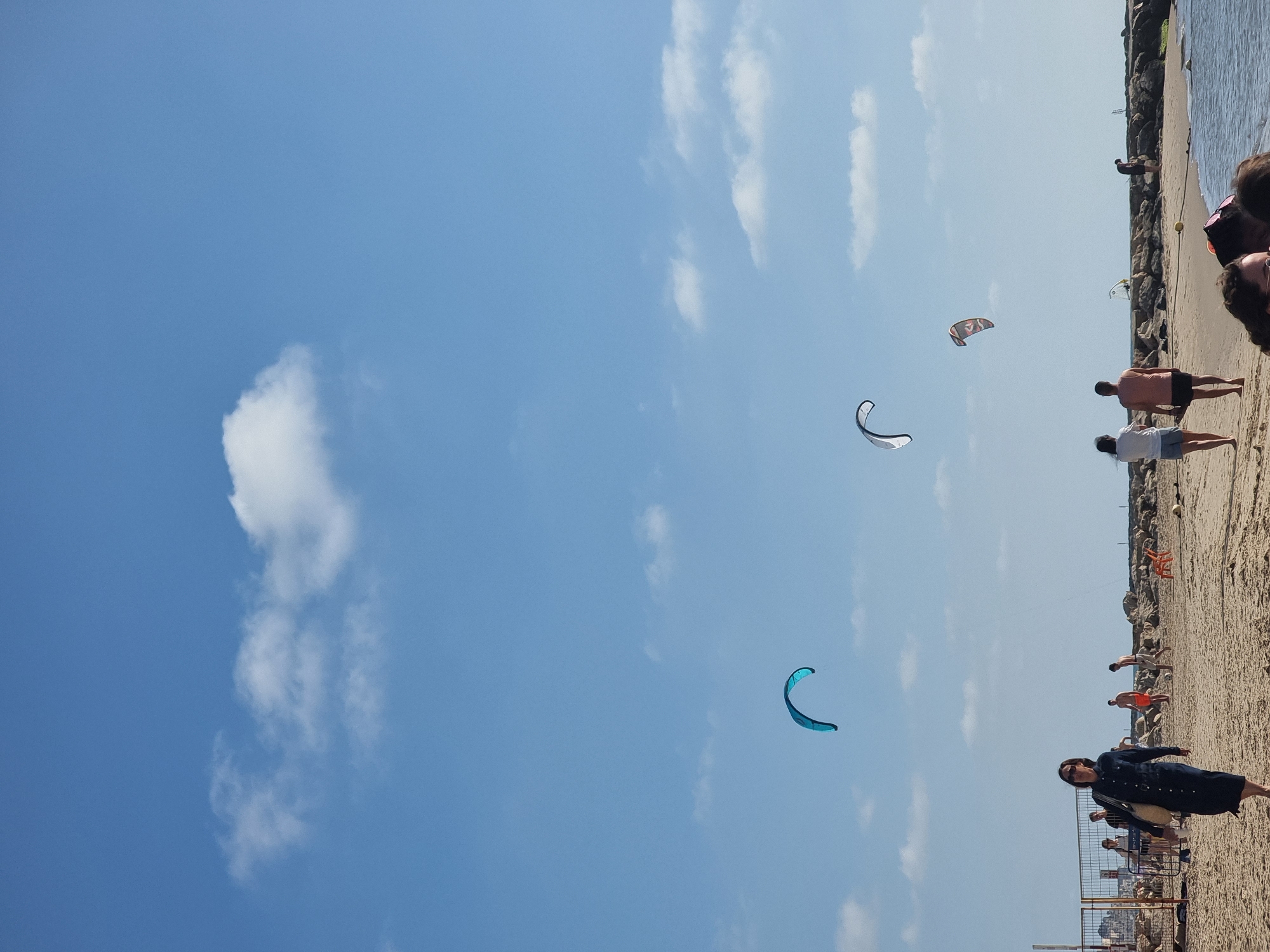 Sunny afternoon beach visit documented across Tel Aviv waterfront
