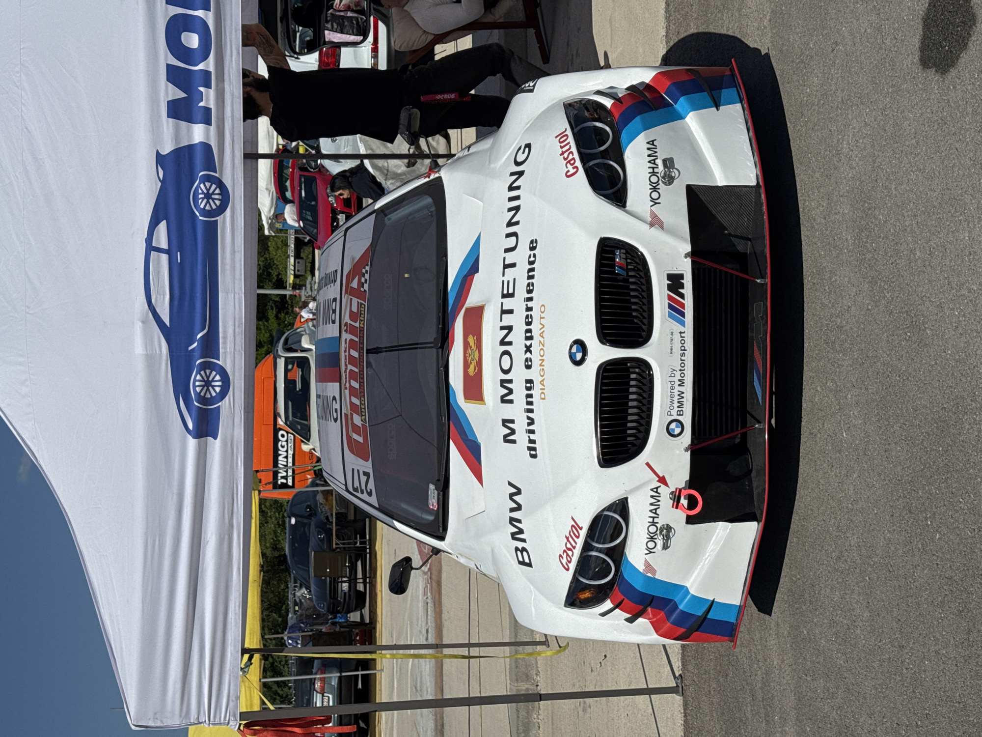 Rally cars gather for motorsport event in Montenegro