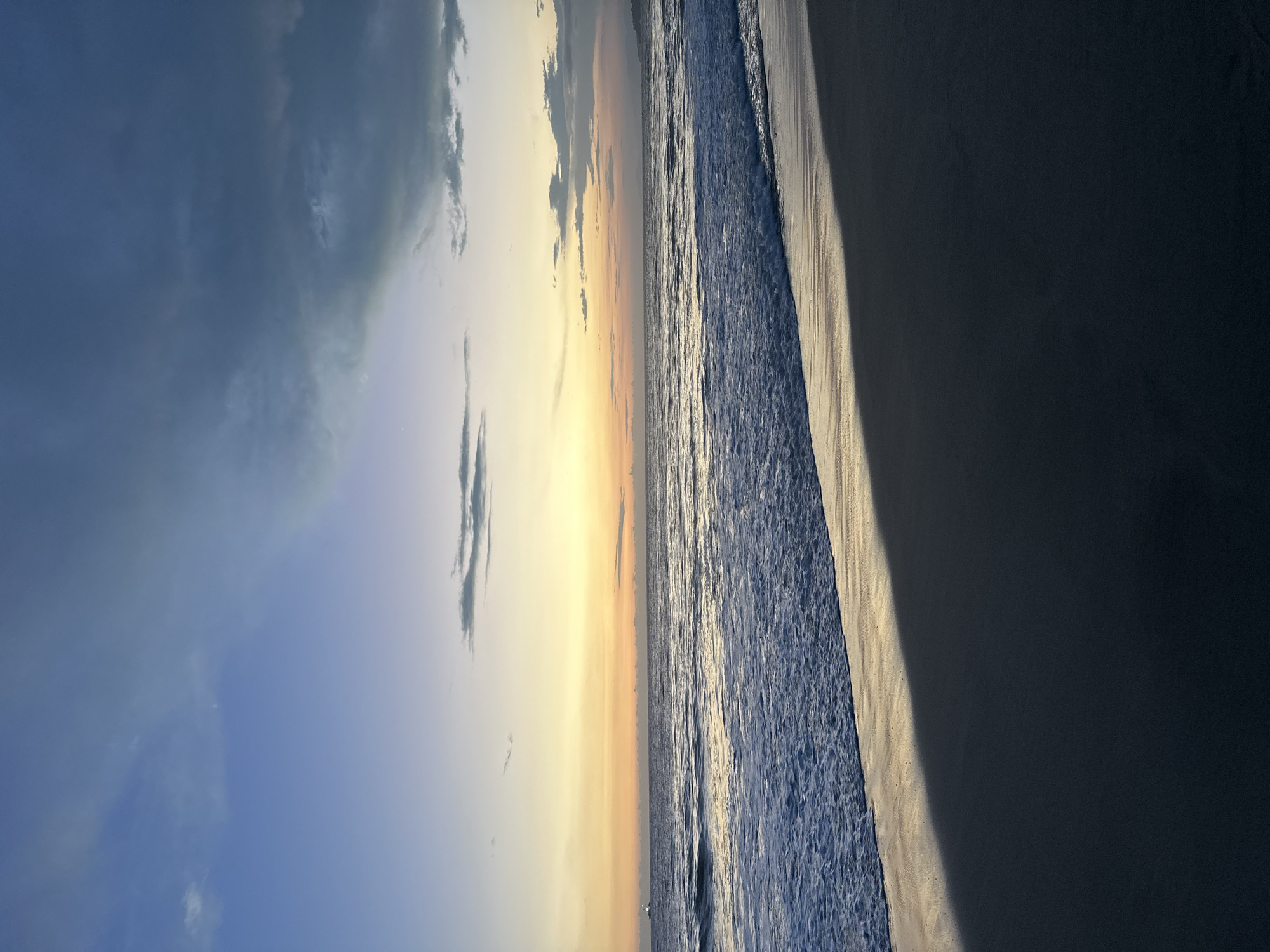 Sunrise captured at Brisas de Zicatela beach Mexico