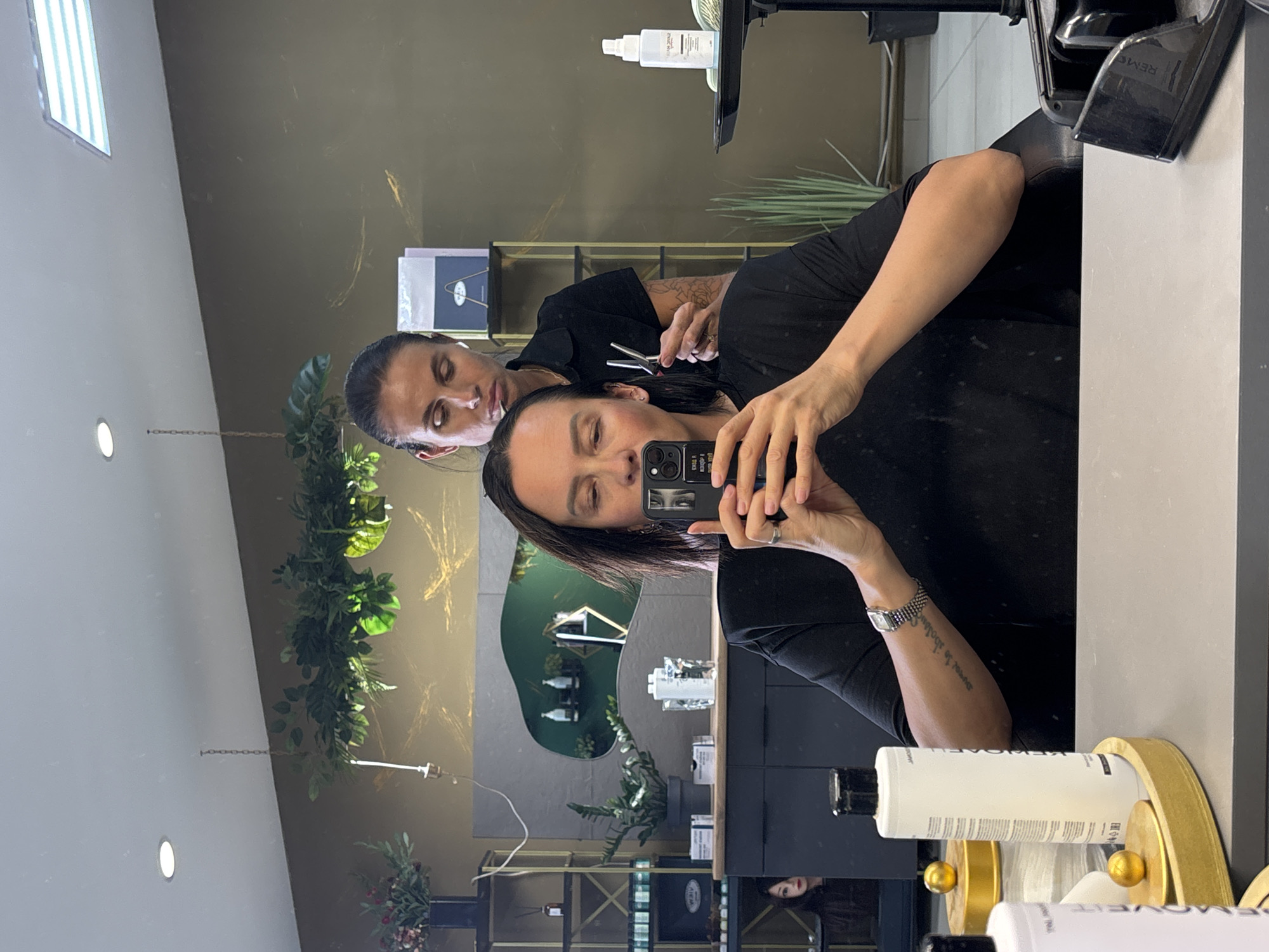 Woman documents fishing store visit and salon trip in Chaikovsky