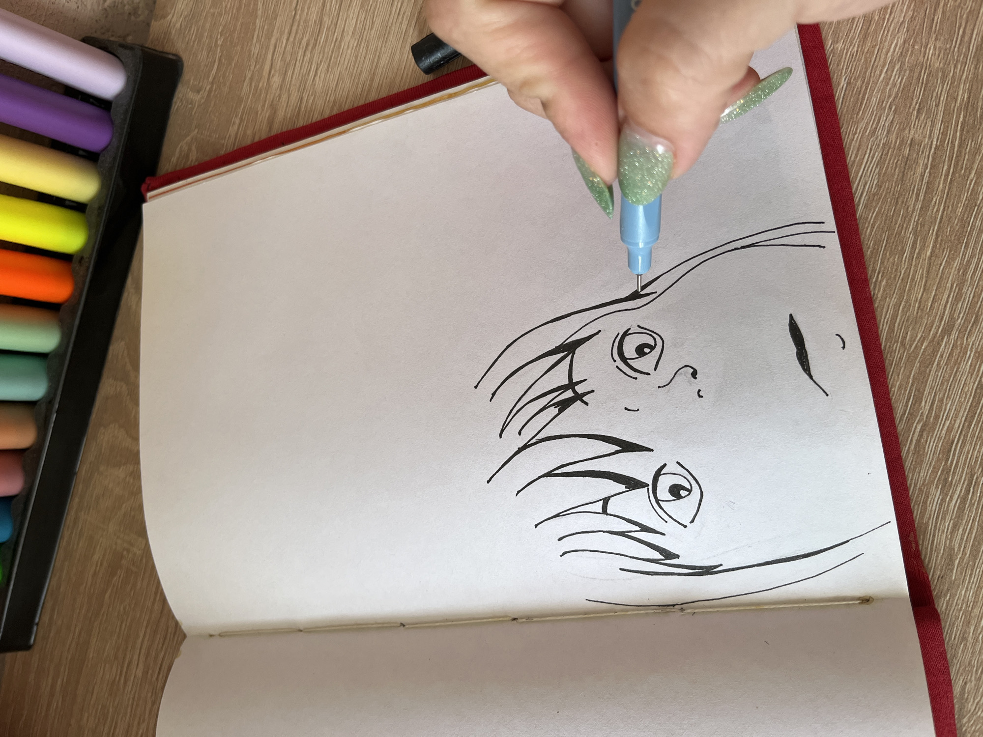 Morning snapshots from Krasnyye Barrikady: sketching, cooking, nature, pets