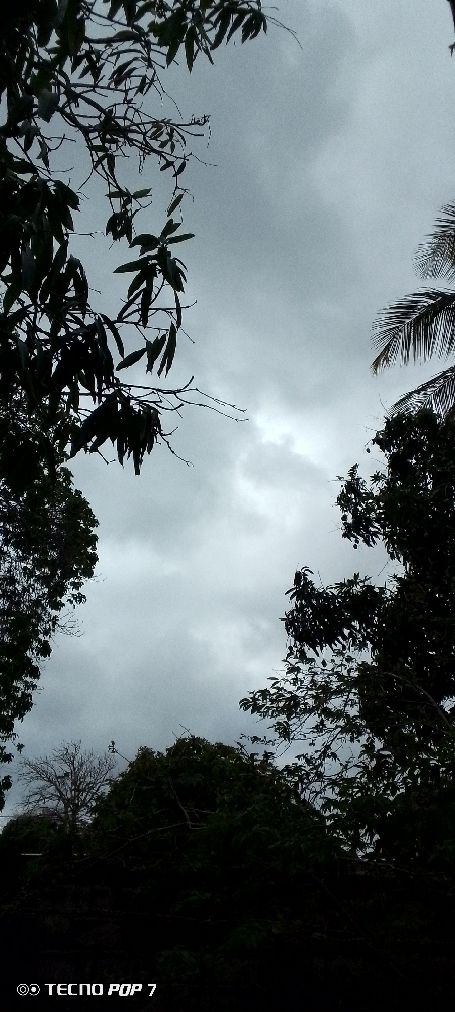 Stormy skies gather over residential Altagracia neighborhood