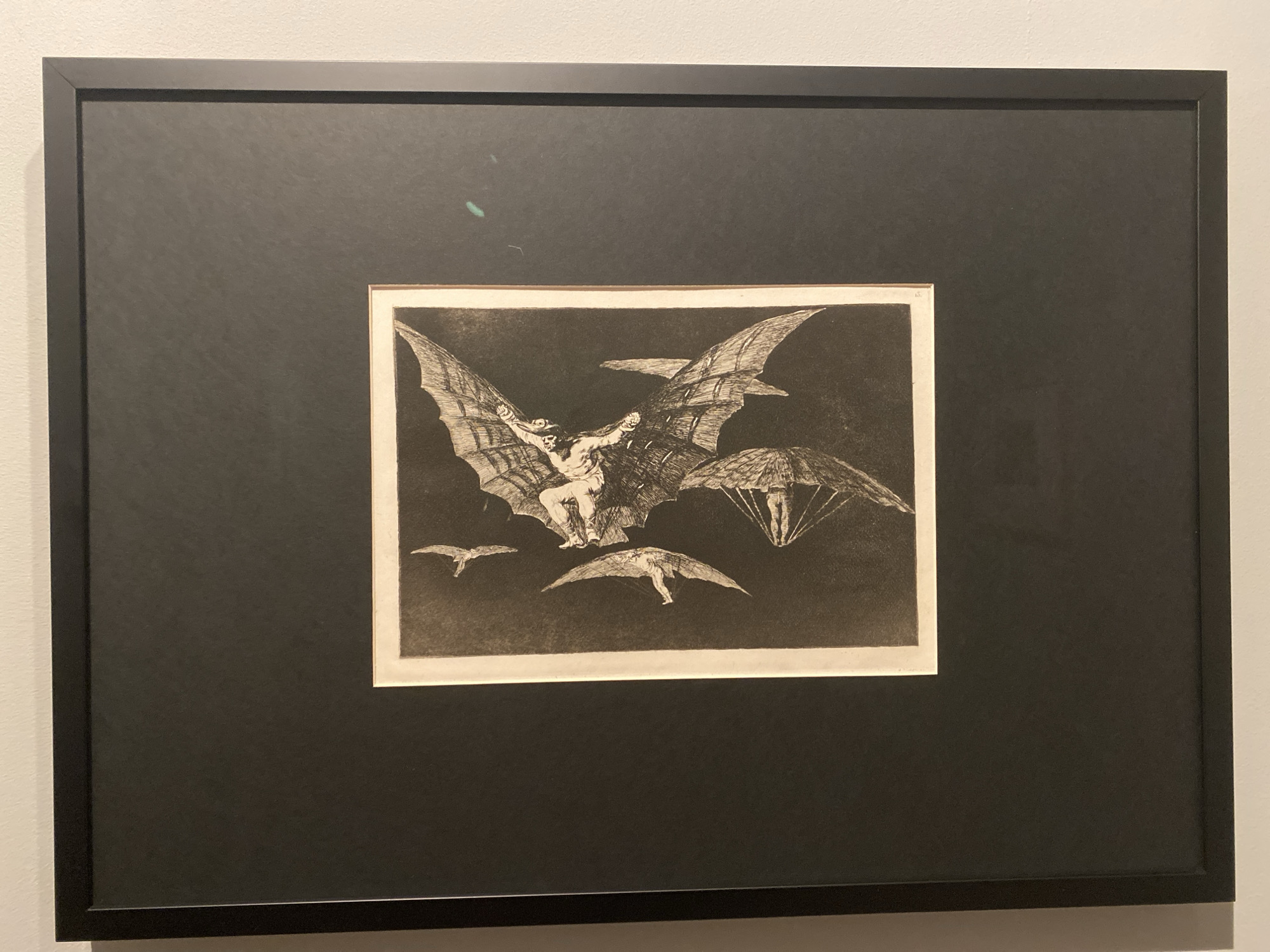 Goya etchings and paintings at a Sofia gallery