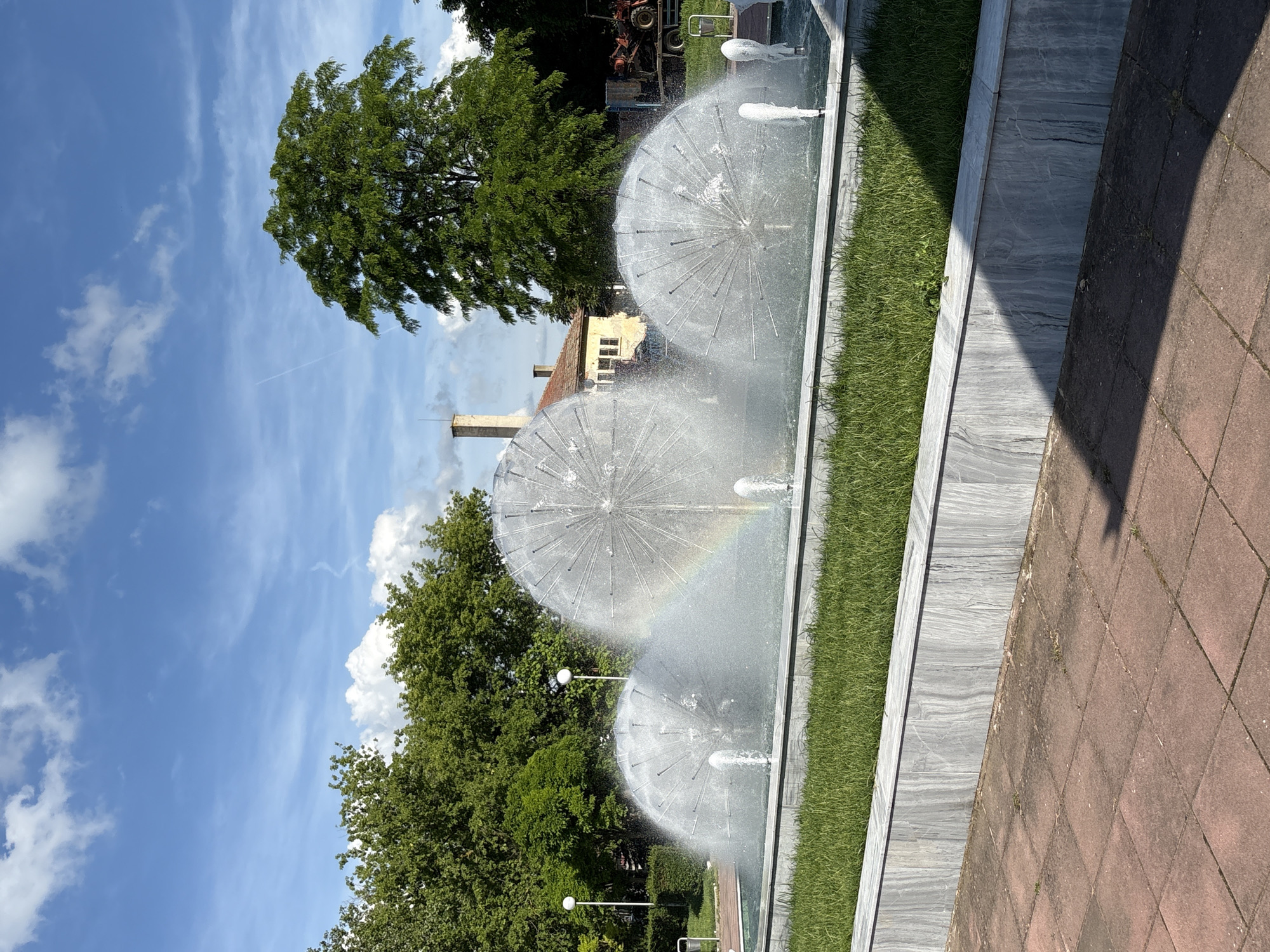 Midday scenes captured at public space in Smirnenski, Bulgaria
