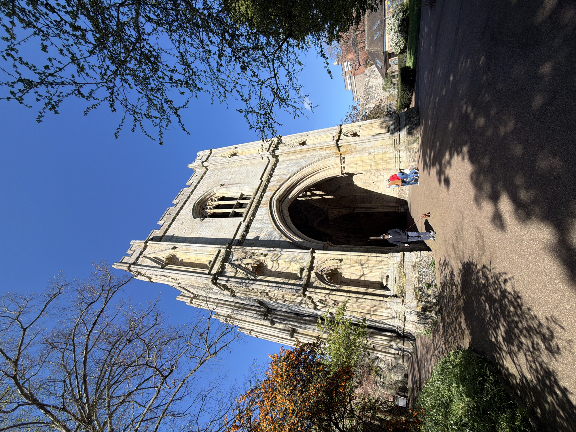 Historic Bury St Edmunds landmarks documented in morning walkabout