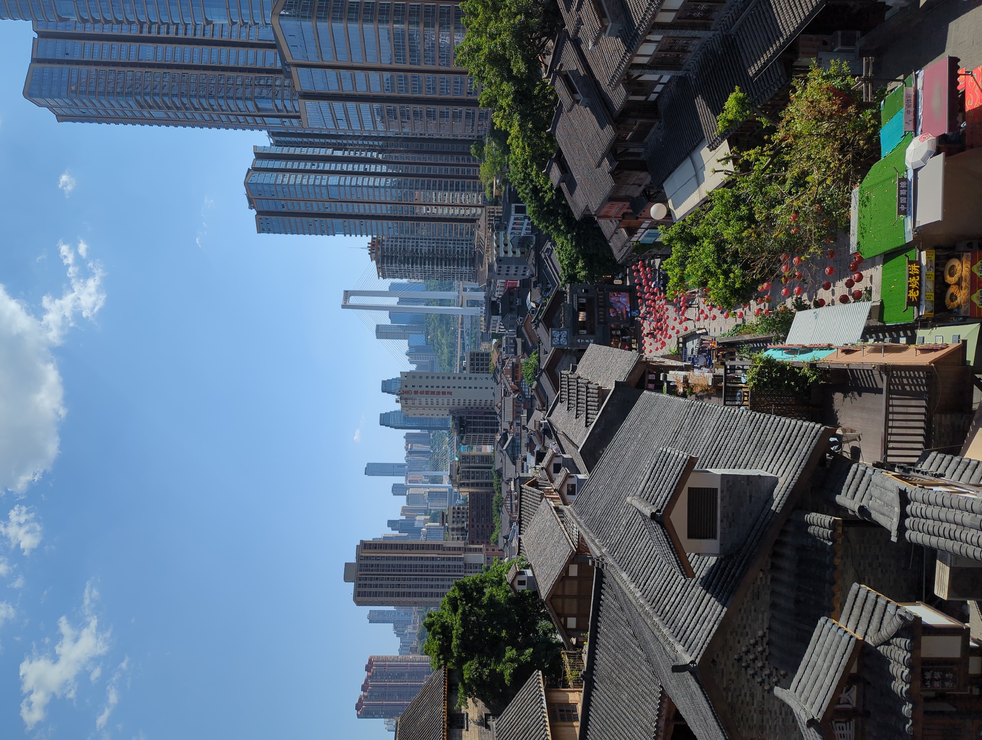 Morning street life in Chongqing's Yuzhong District