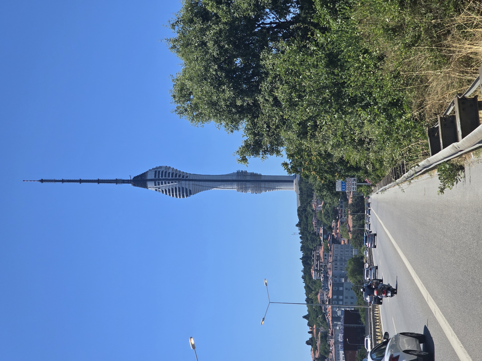 Çamlıca Tower rises over Üsküdar on a clear Istanbul morning