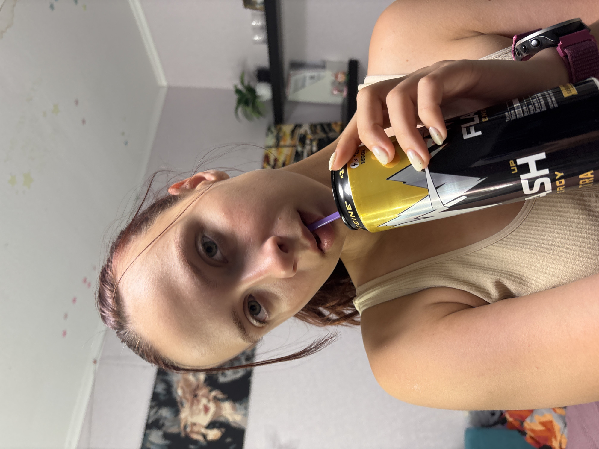 Young woman's afternoon documented in Прикамский, Russia