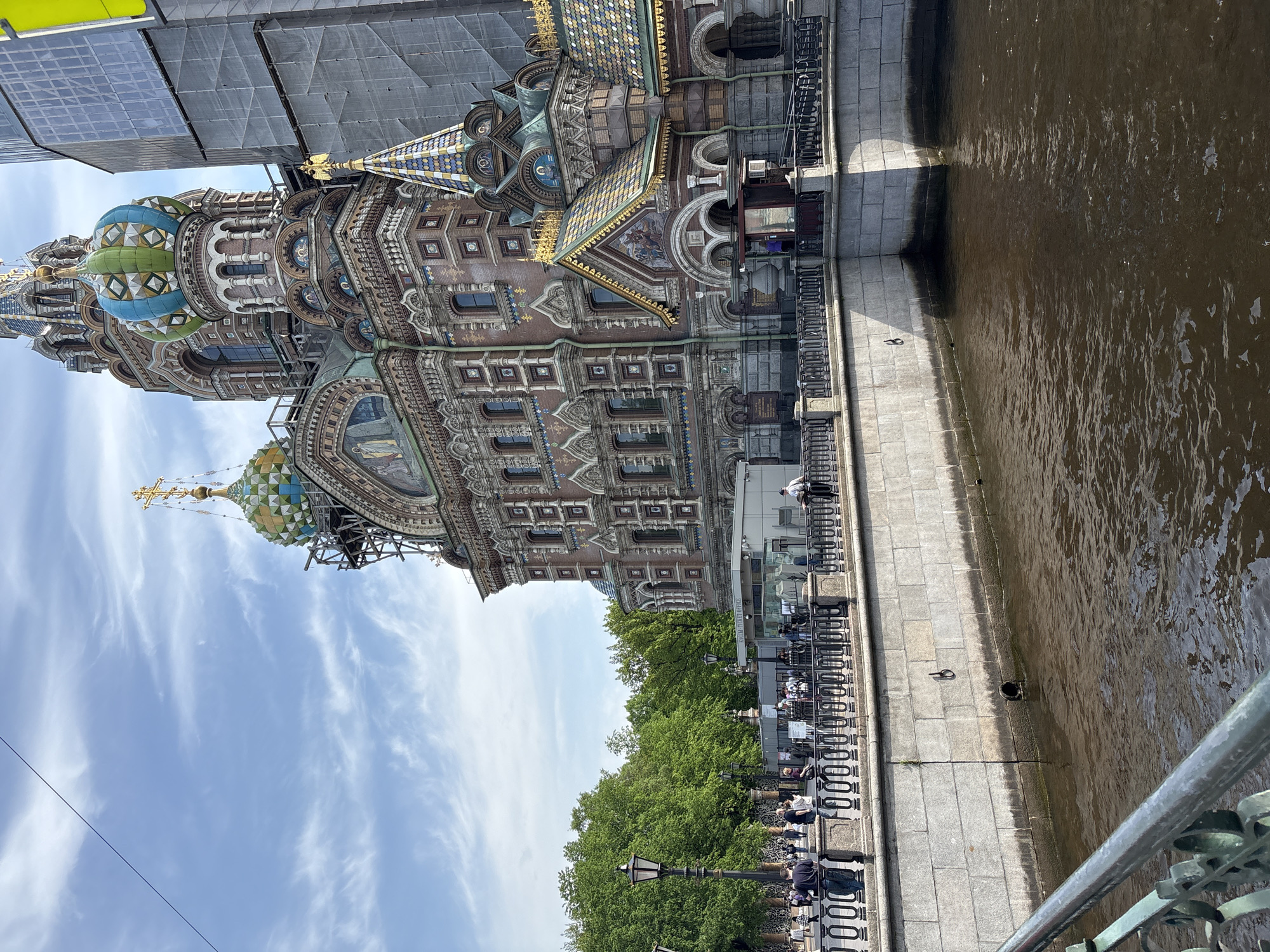 Saint Petersburg's Church of Savior on Spilled Blood observed under renovation