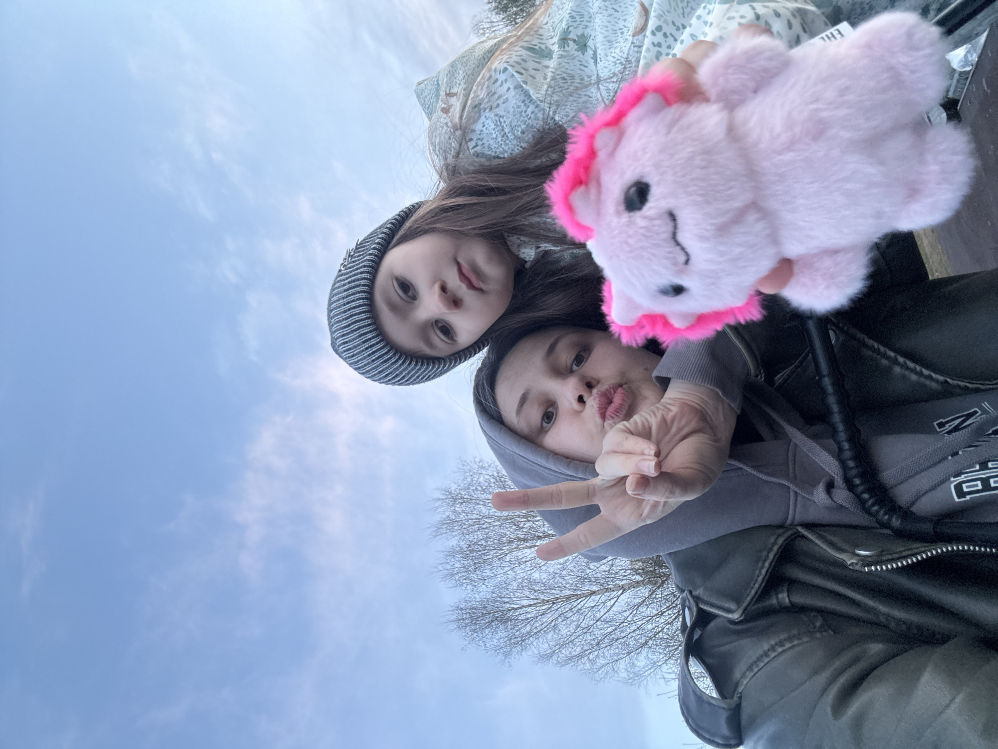 Selfies captured at outdoor locations in Chaikovsky, Russia