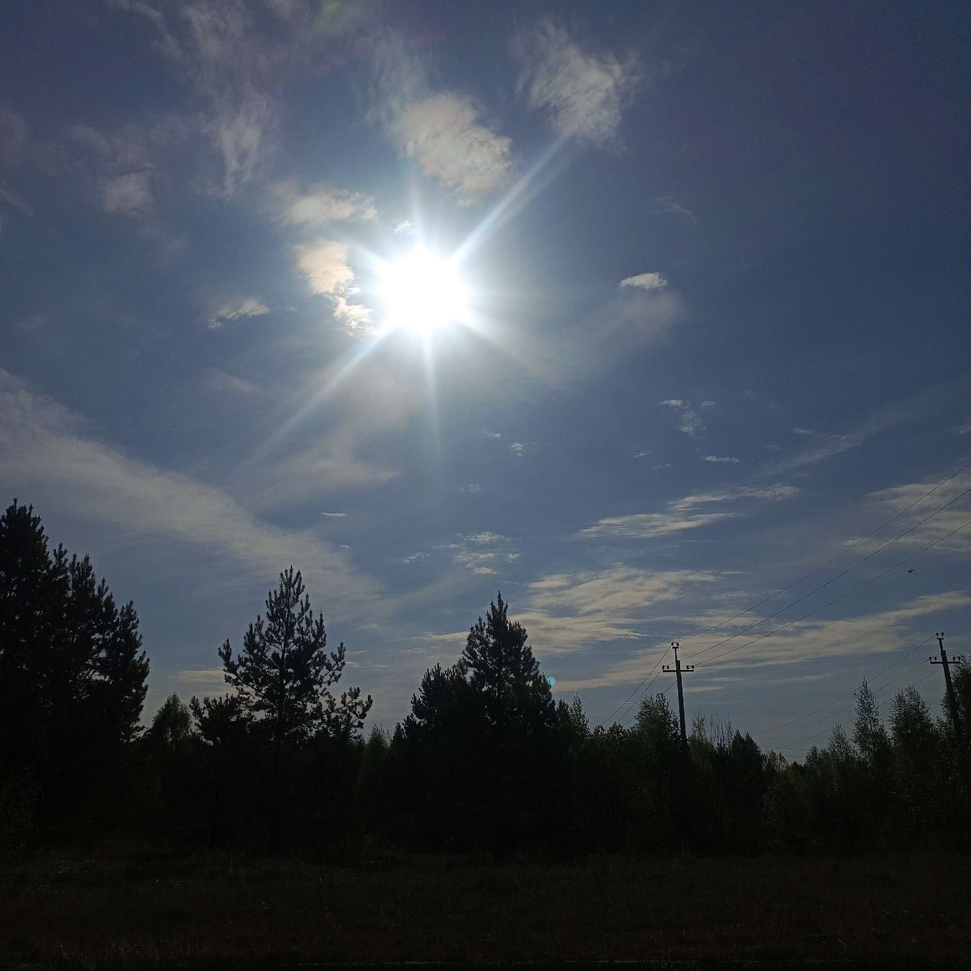 Clear daytime weather observed in Марковский, Russia