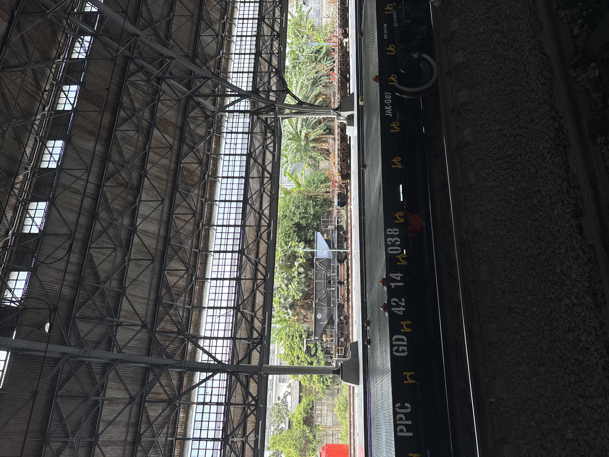 Daily life documented at Jakarta's Tanjung Priok Station and streets