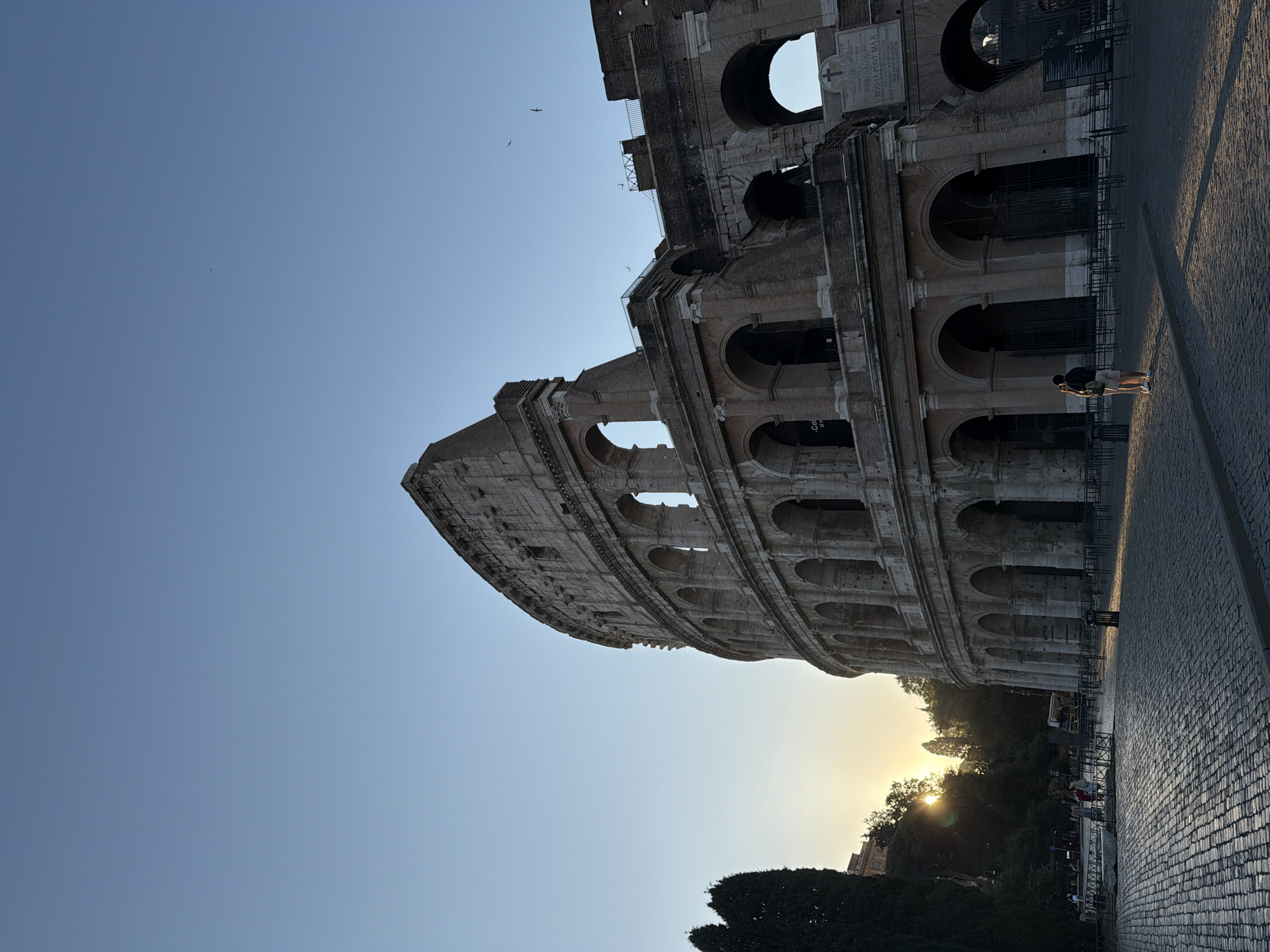 Exploring the Colosseum and surrounding ancient Rome at golden hour