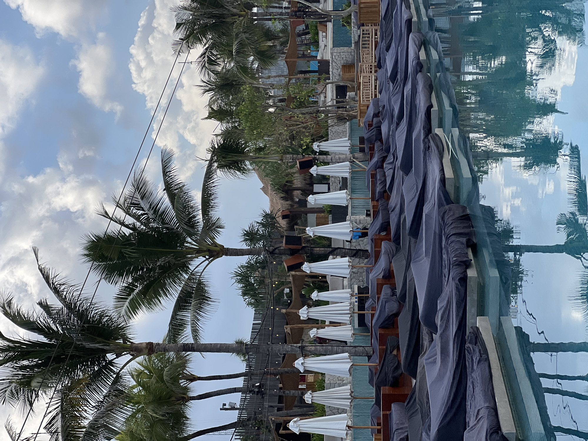 Lazy morning at a North Kuta beach resort, Bali