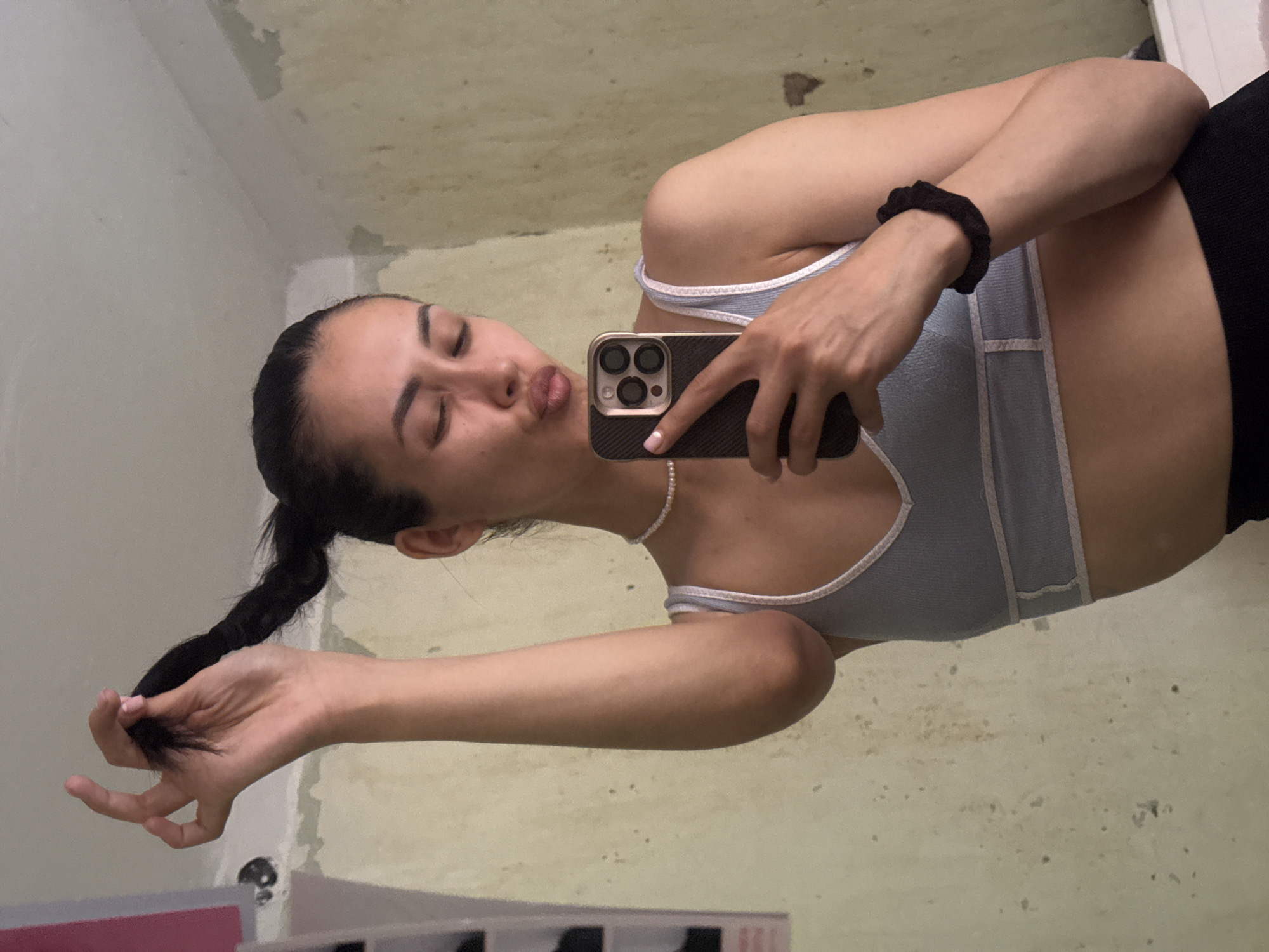 Indoor selfie session in a Votkinsk apartment, June 2026