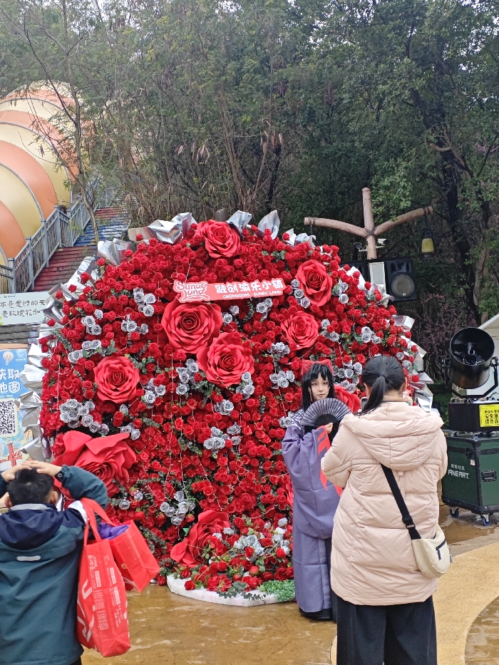 Traditional performances, theme park activities documented at Chongqing Sunac Land