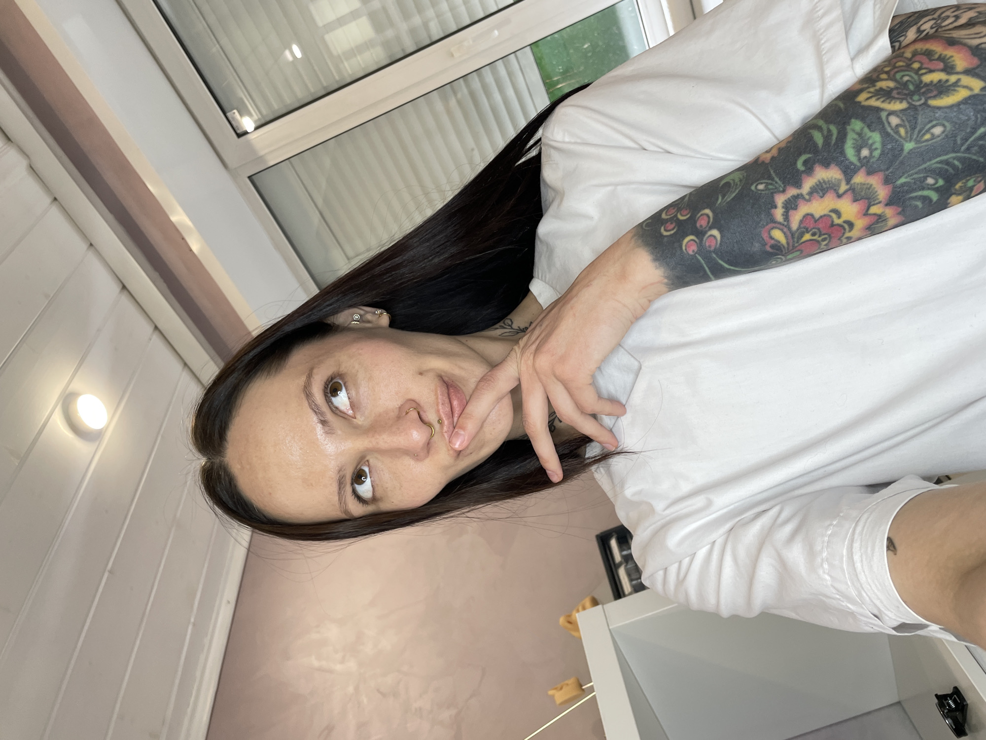 Woman photographed from high angle in Izhevsk