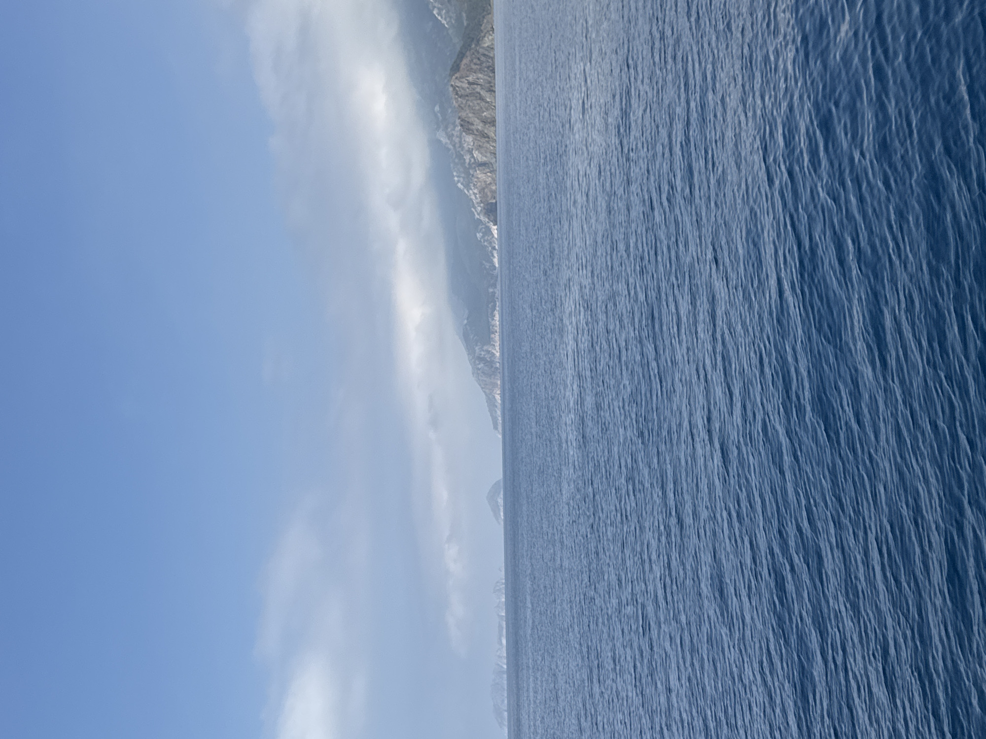 Peaceful morning seascape captured along Turkish Mediterranean coast
