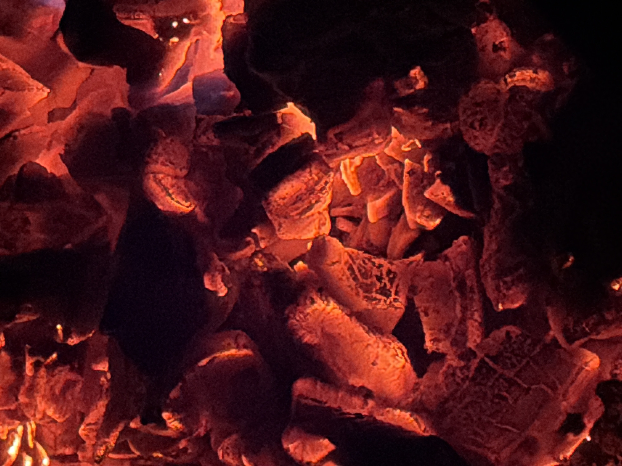 Evening fire pit gathering with wine documented in Zimyonki