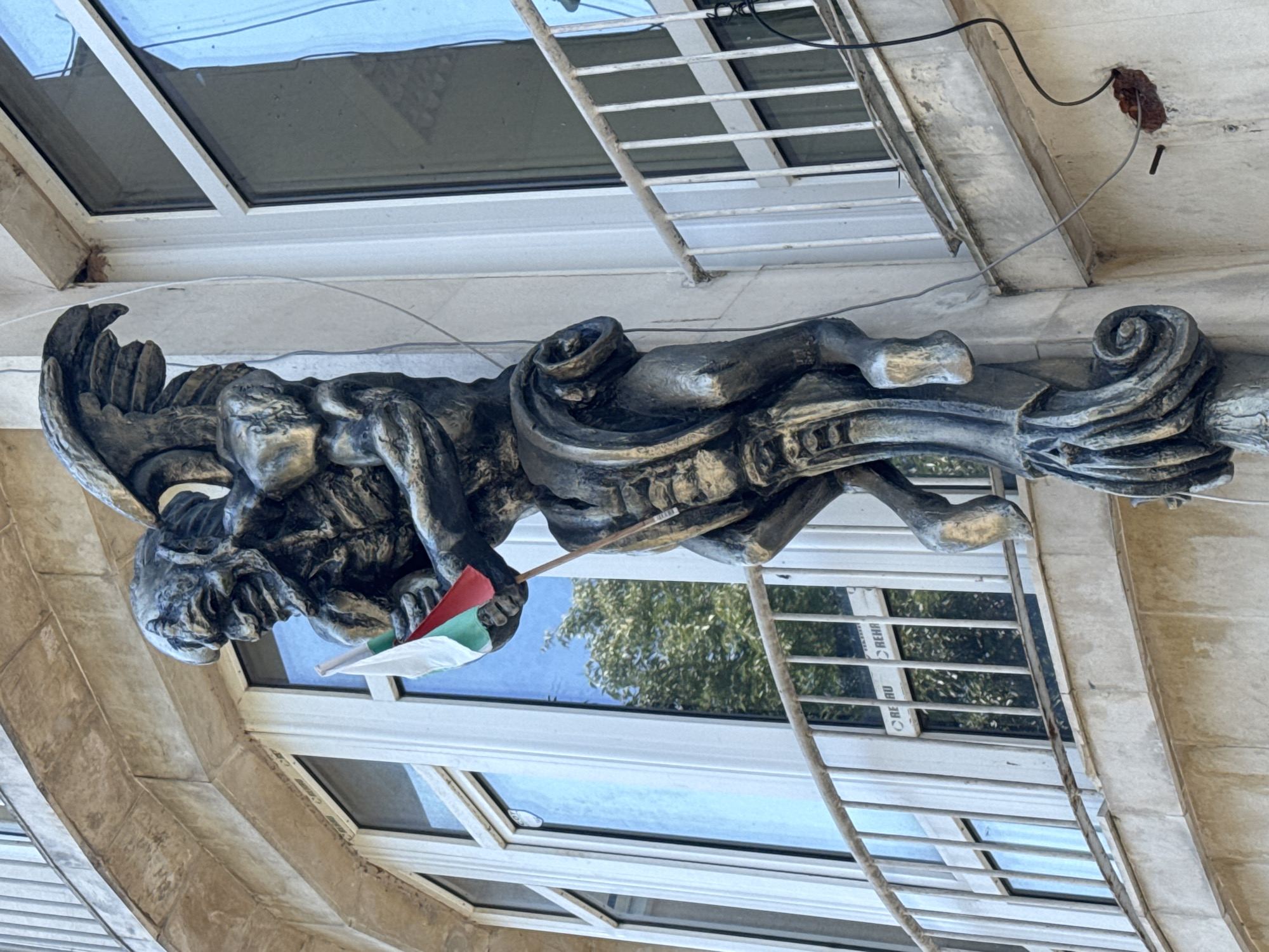 Burgas city center: streets, statues, and public spaces on a summer morning