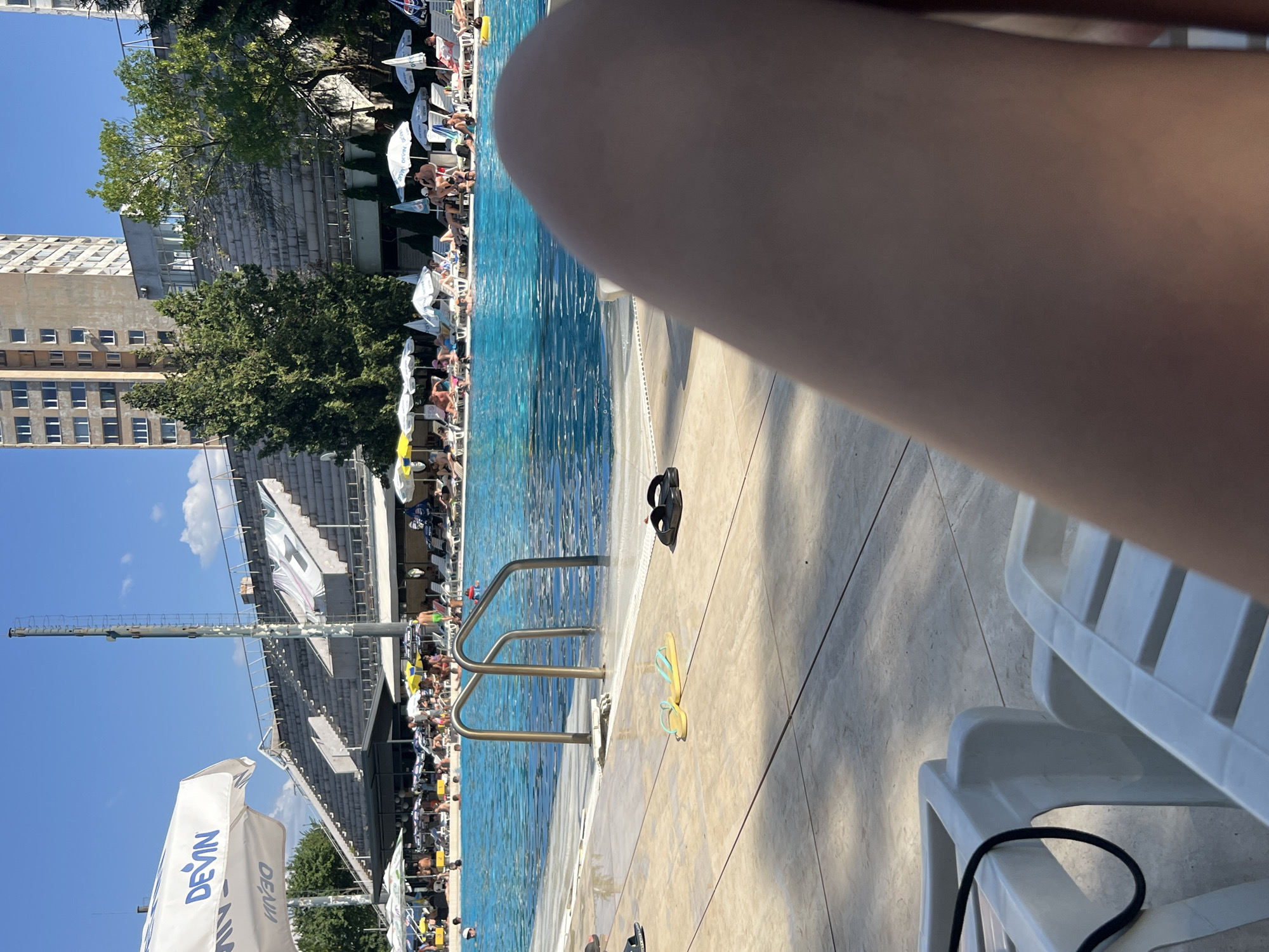 Sunday pool day at a Sofia leisure complex