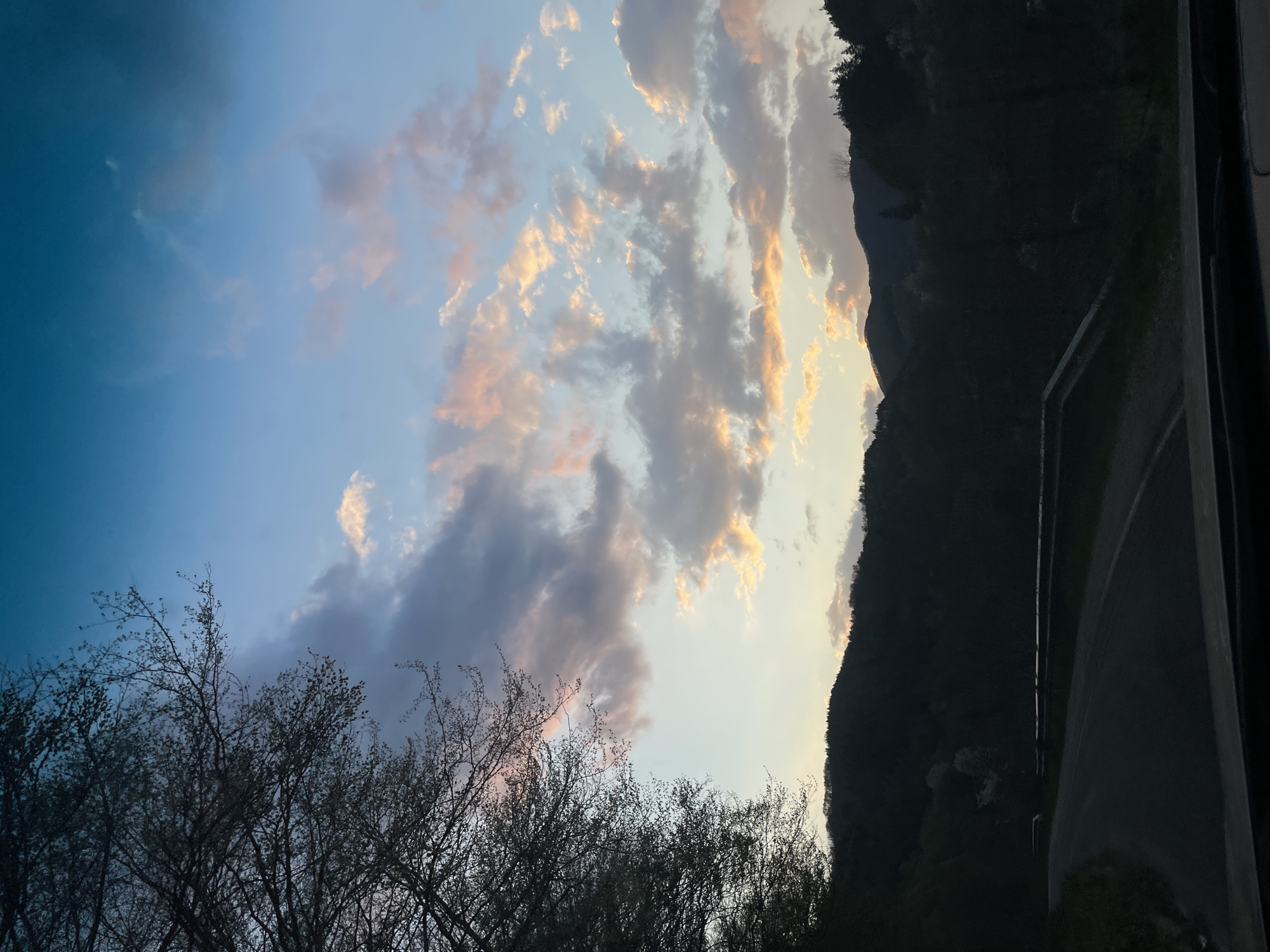 Twilight scenes captured around dam in Alamovtsi, Bulgaria