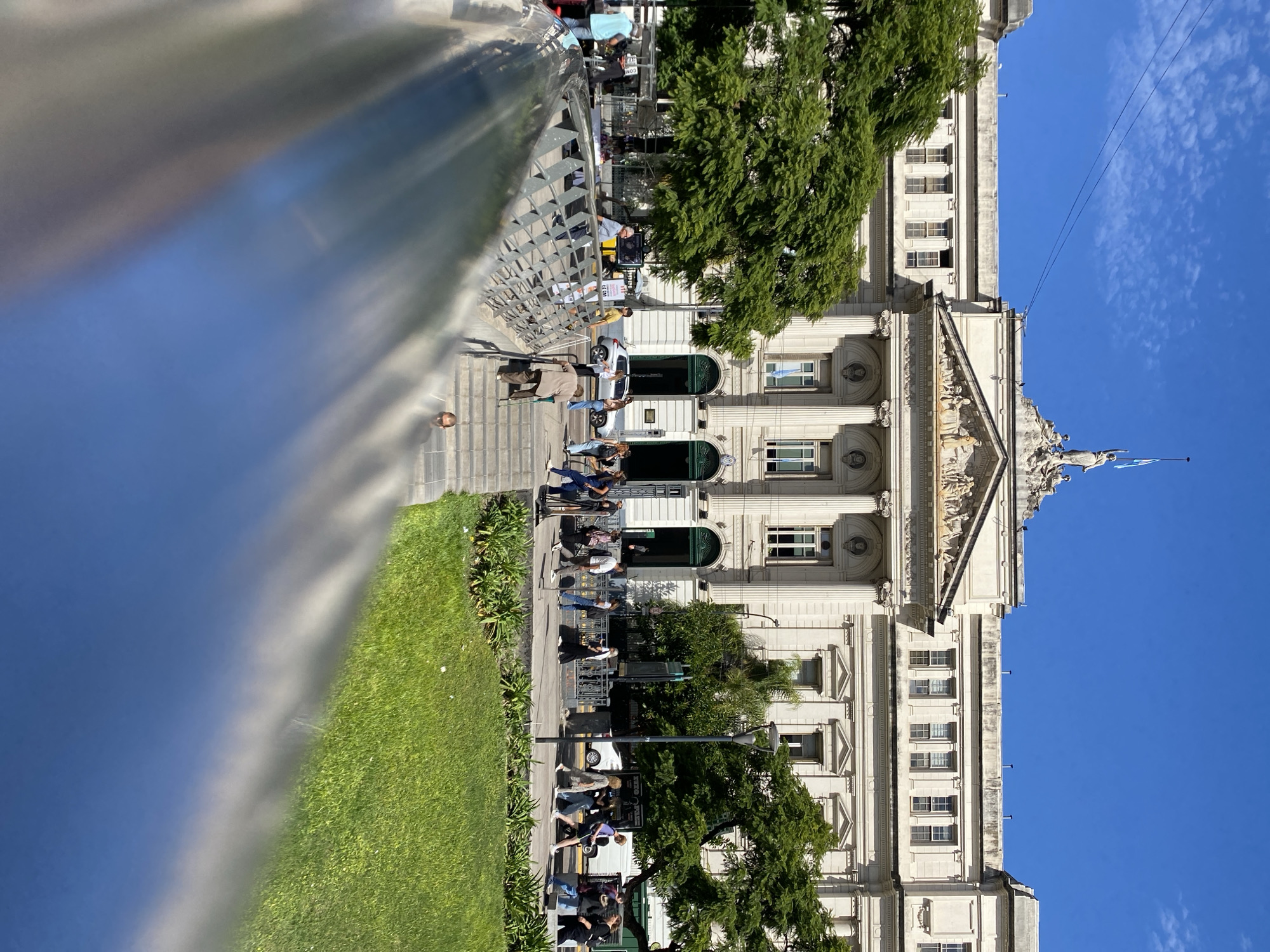 Buenos Aires university district documented during afternoon activities
