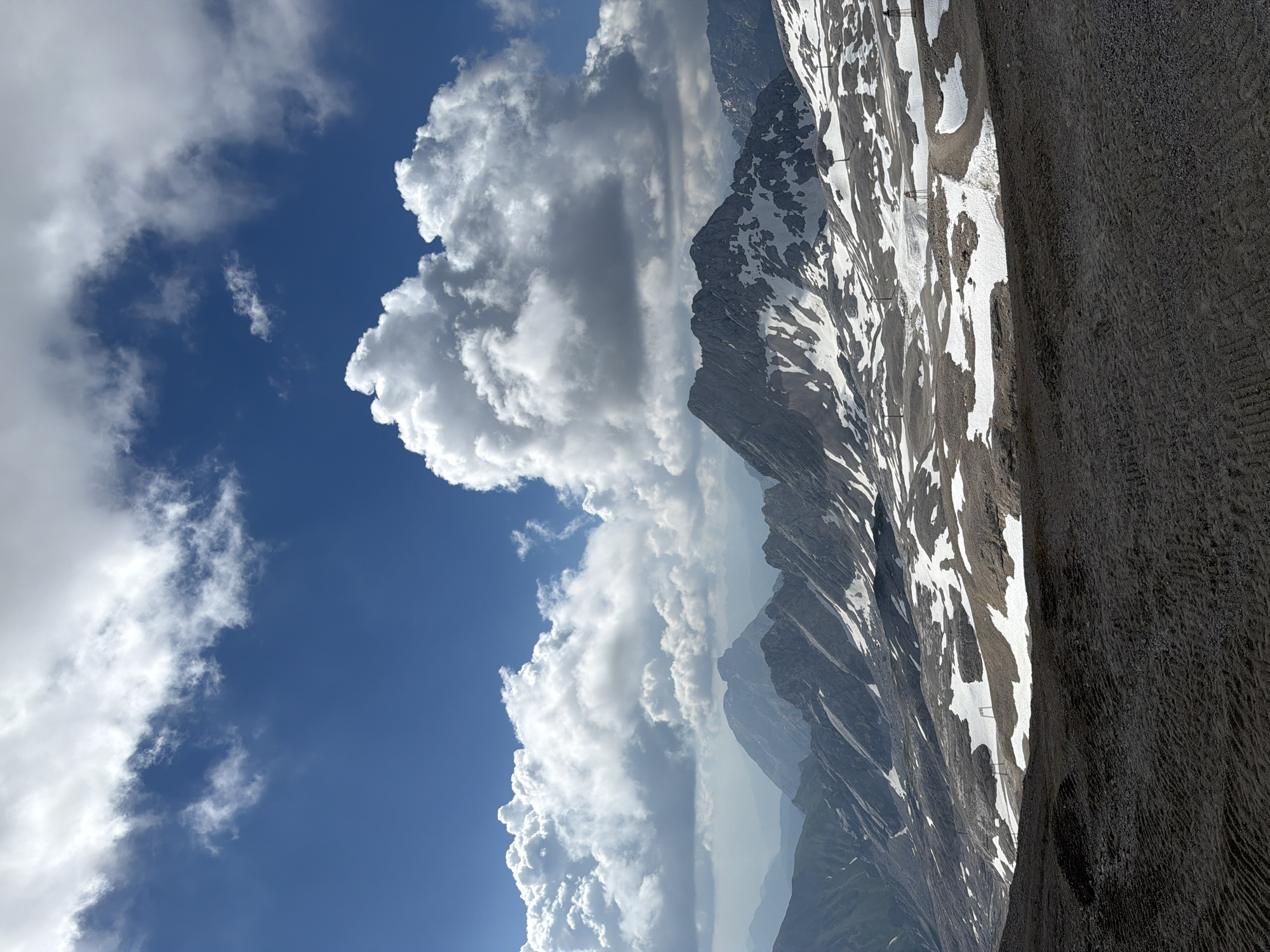 High alpine views above Garmisch on a clear June morning