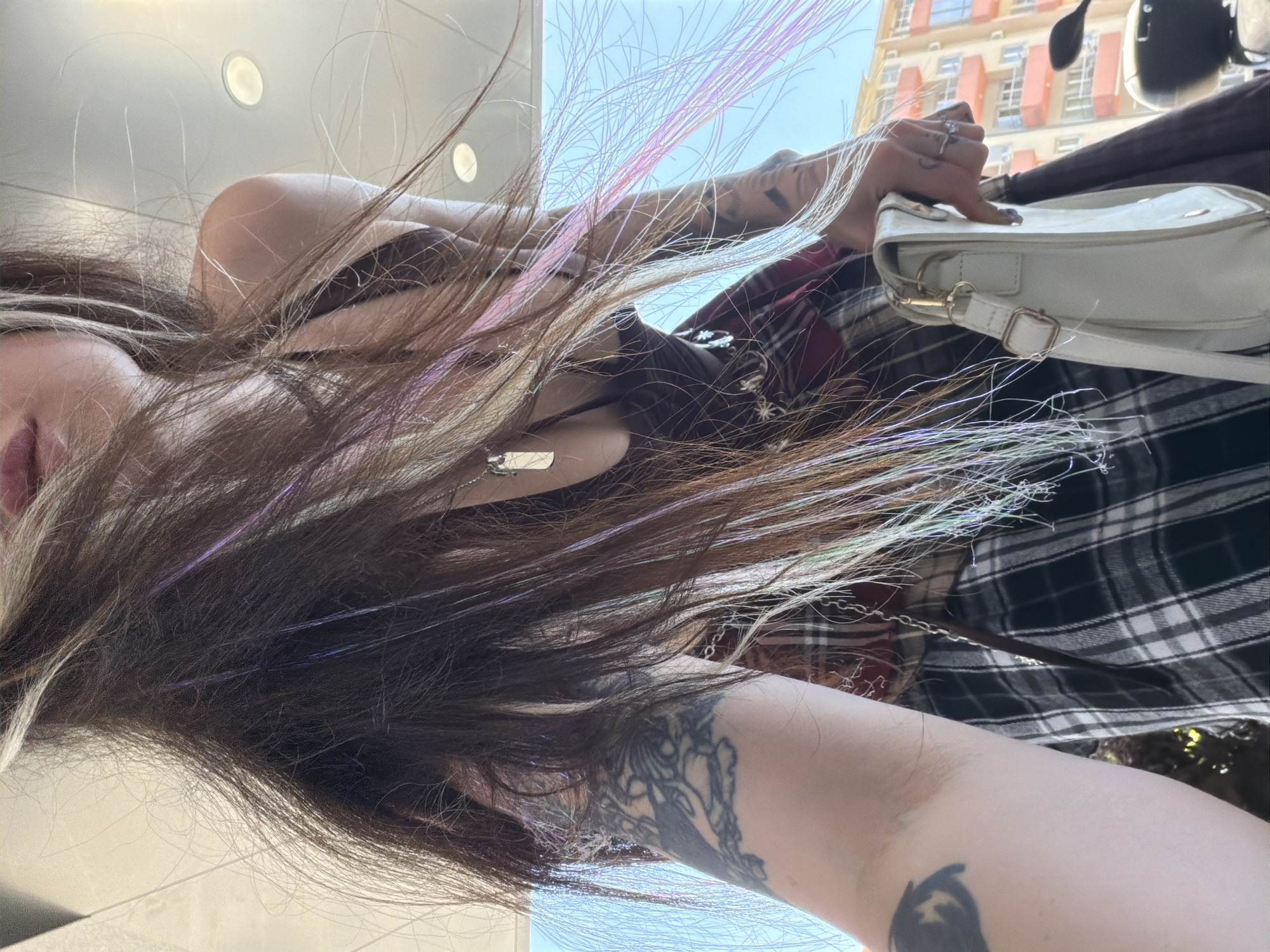 Young woman photographed in multiple poses in Donji Pobori