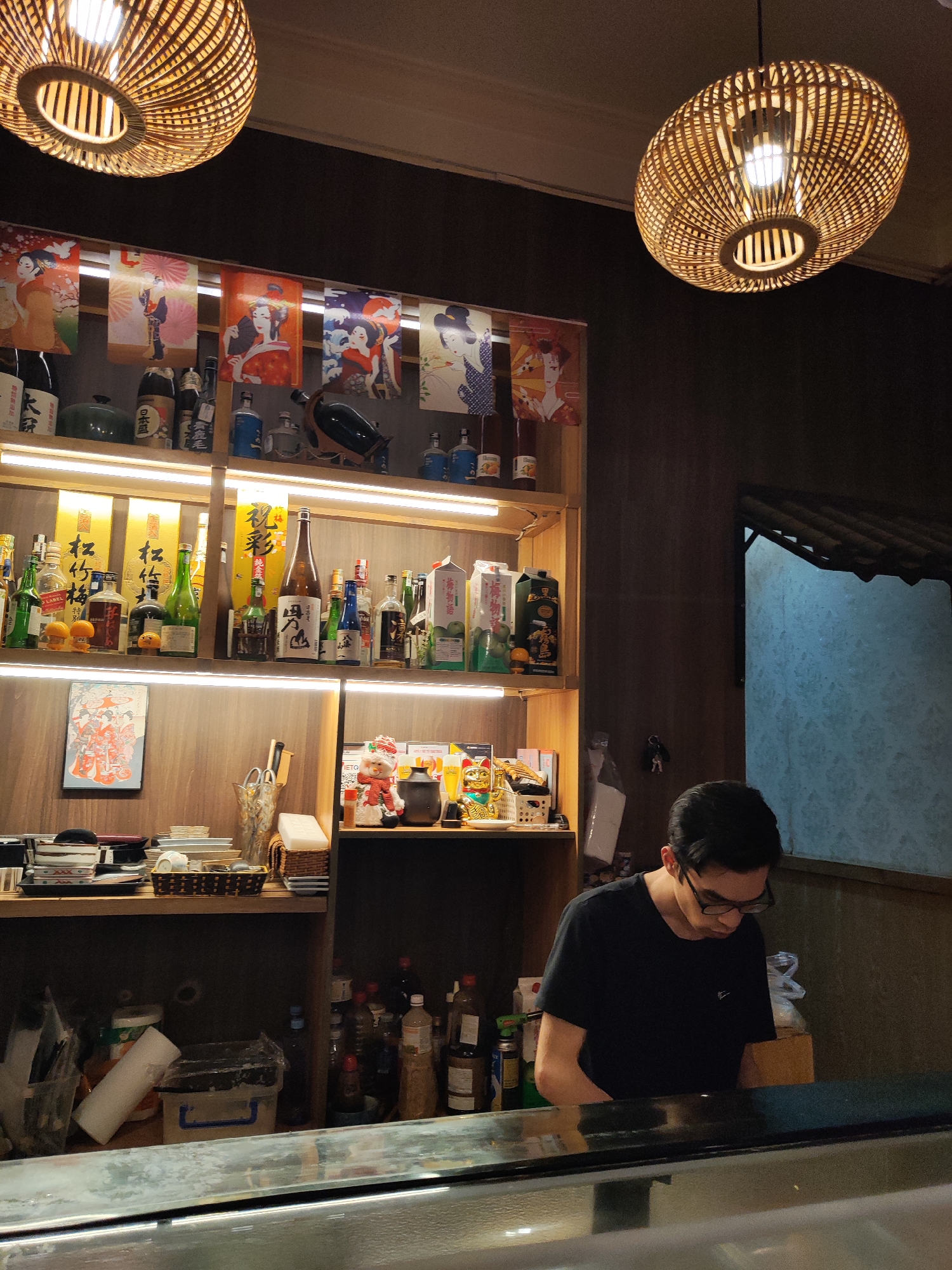 Sushi lunch documented at Japanese restaurant in Da Lat