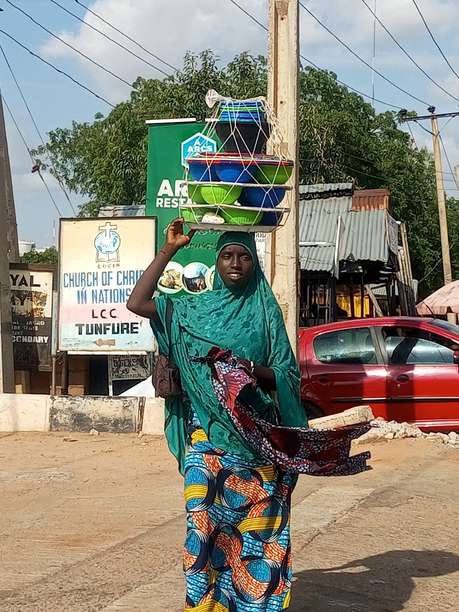 Busy market streets and roadside vendors across Gombe State, Nigeria