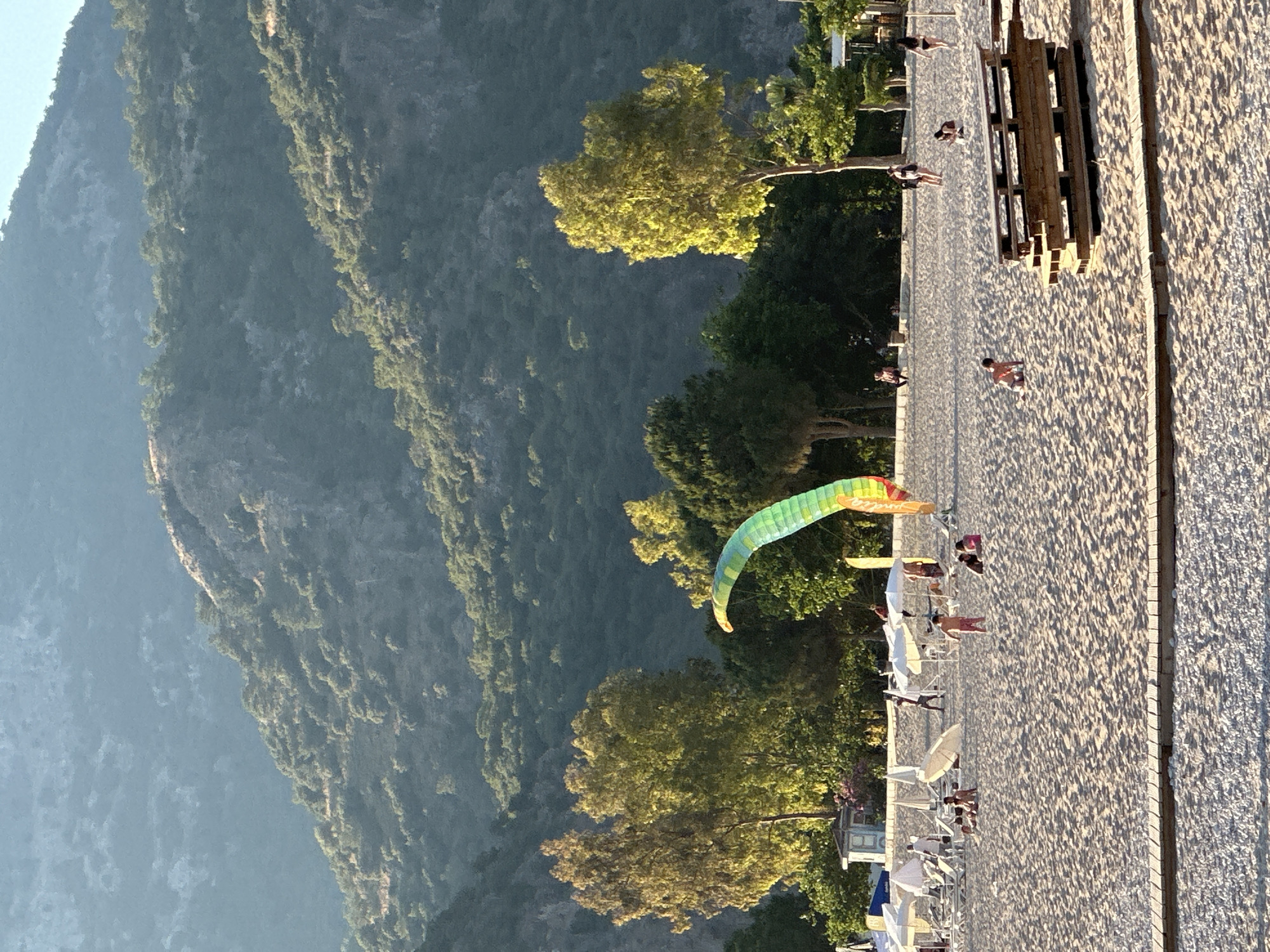 Afternoon recreation captured along Fethiye's scenic Turkish coastline