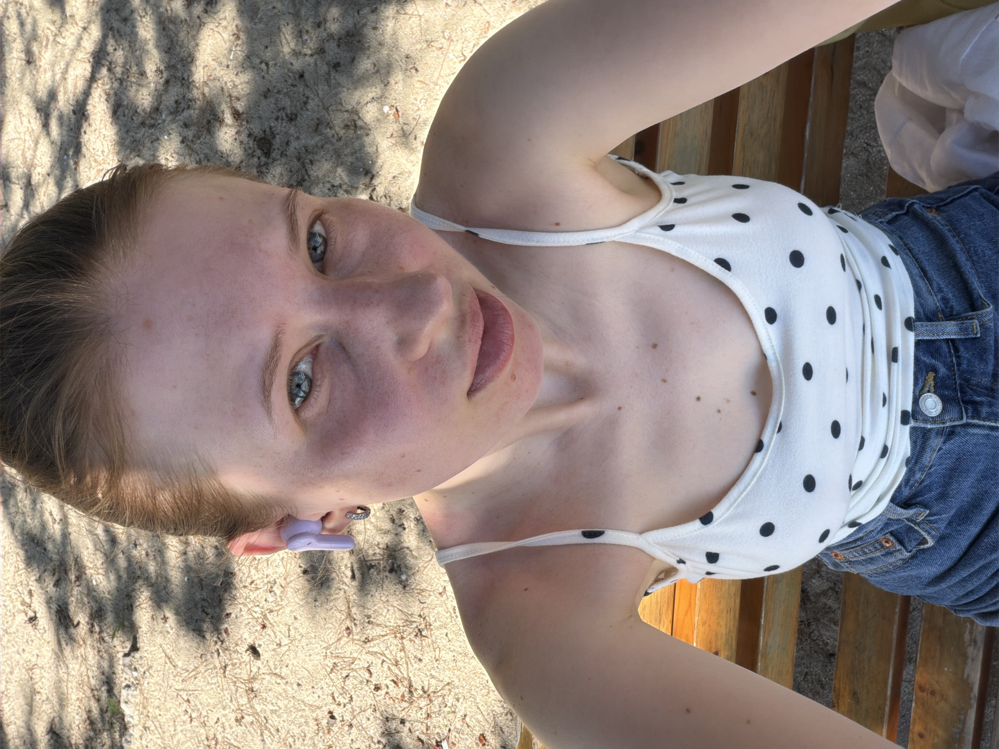 Lazy summer afternoon on a pine-shaded Gangneung beach