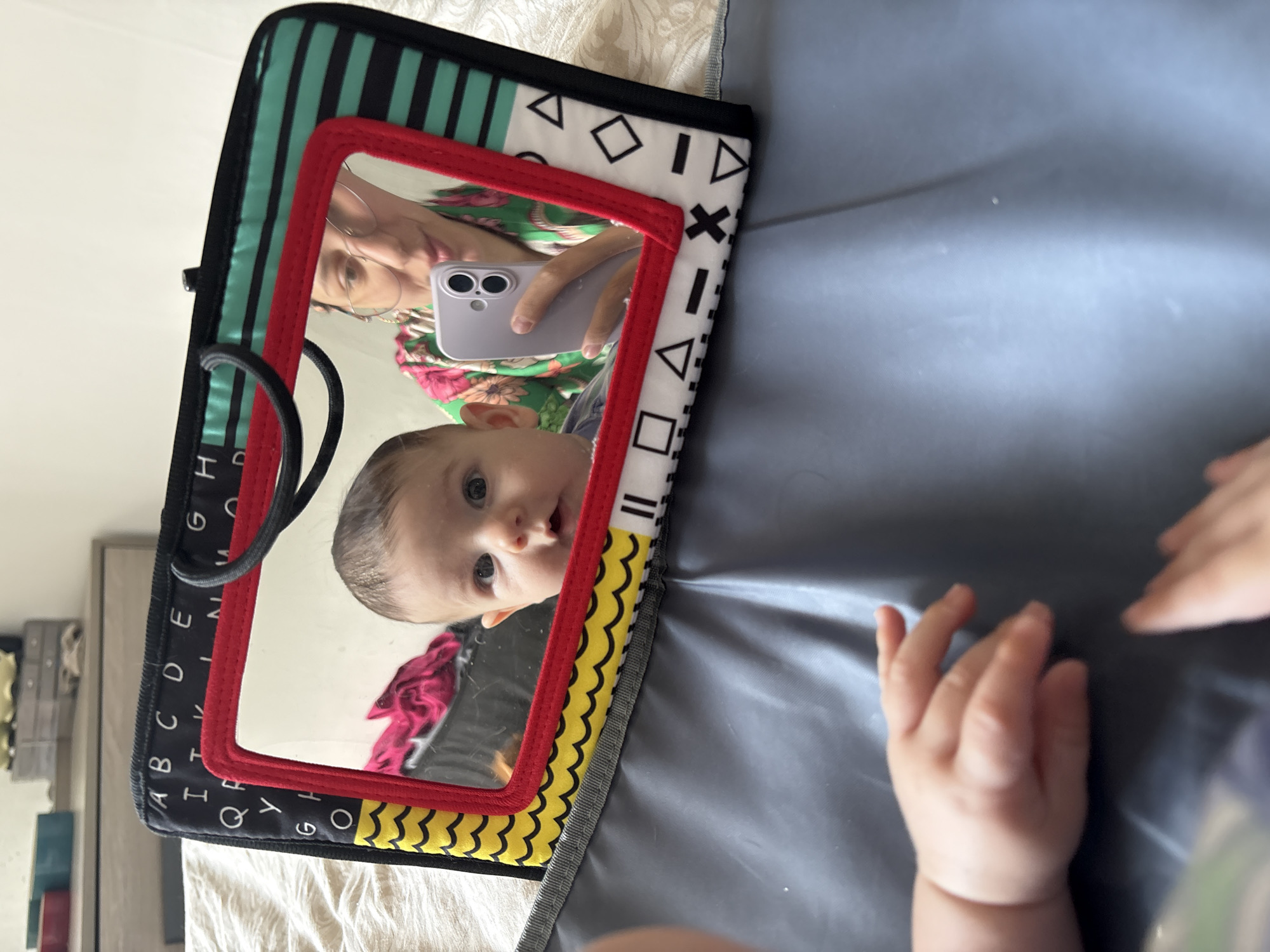 Baby playtime and lazy morning vibes at home in Plovdiv