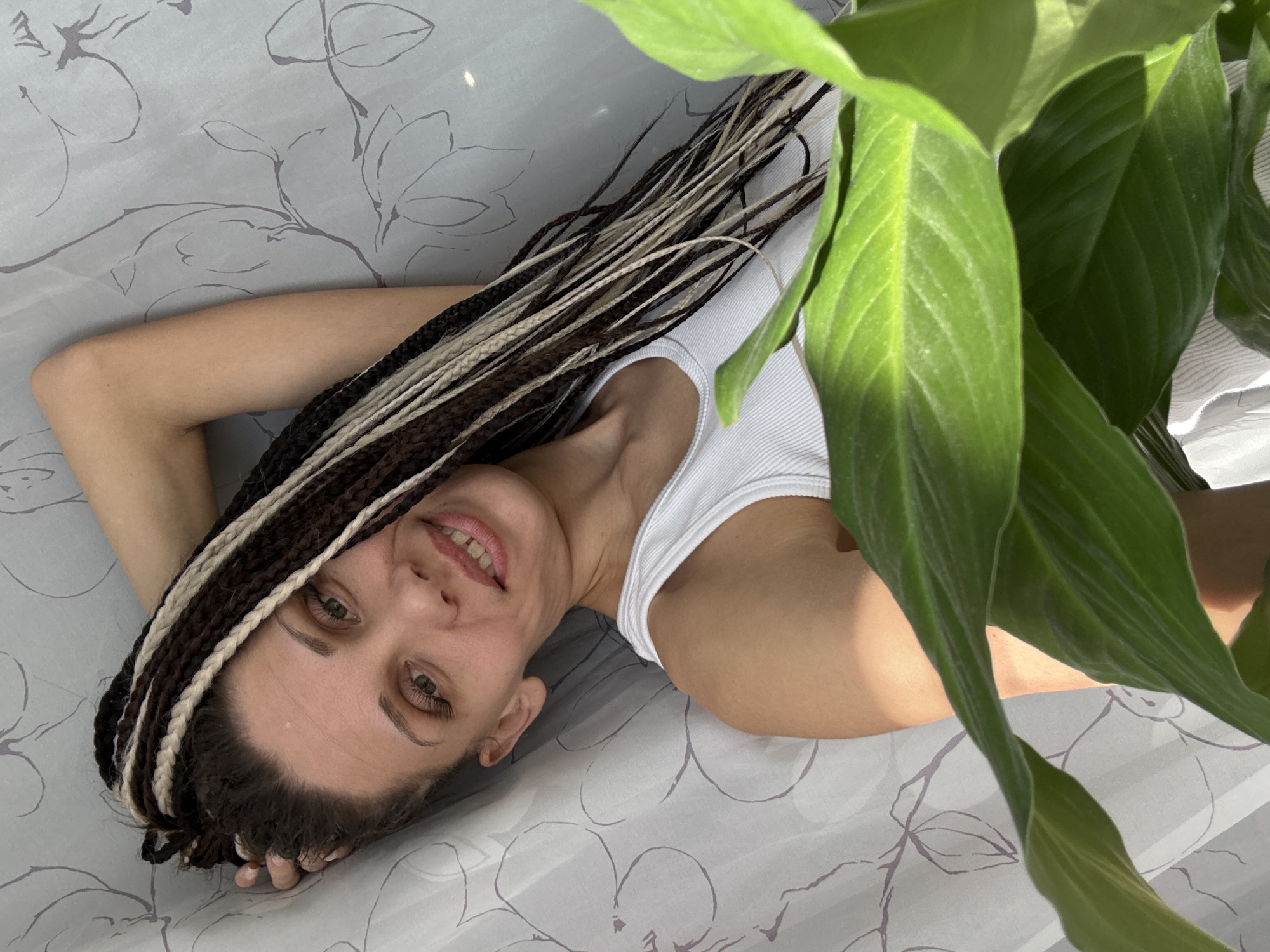 Woman conducts indoor photo session in Rusanovo, Russia