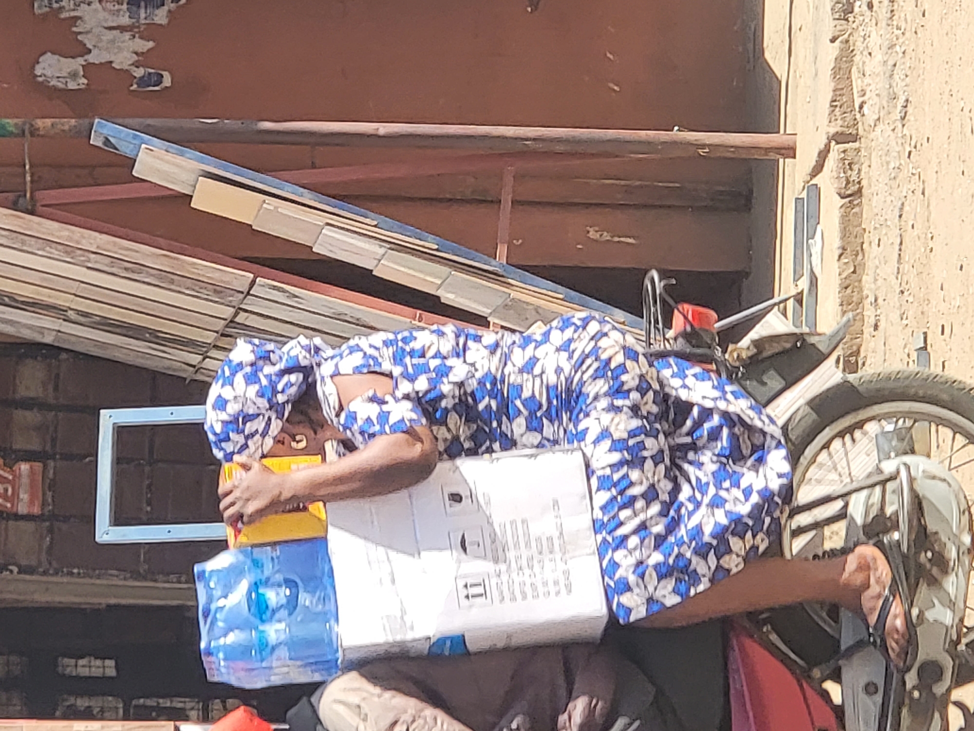 Daily life scenes captured in Maiburiji, Nigeria marketplace
