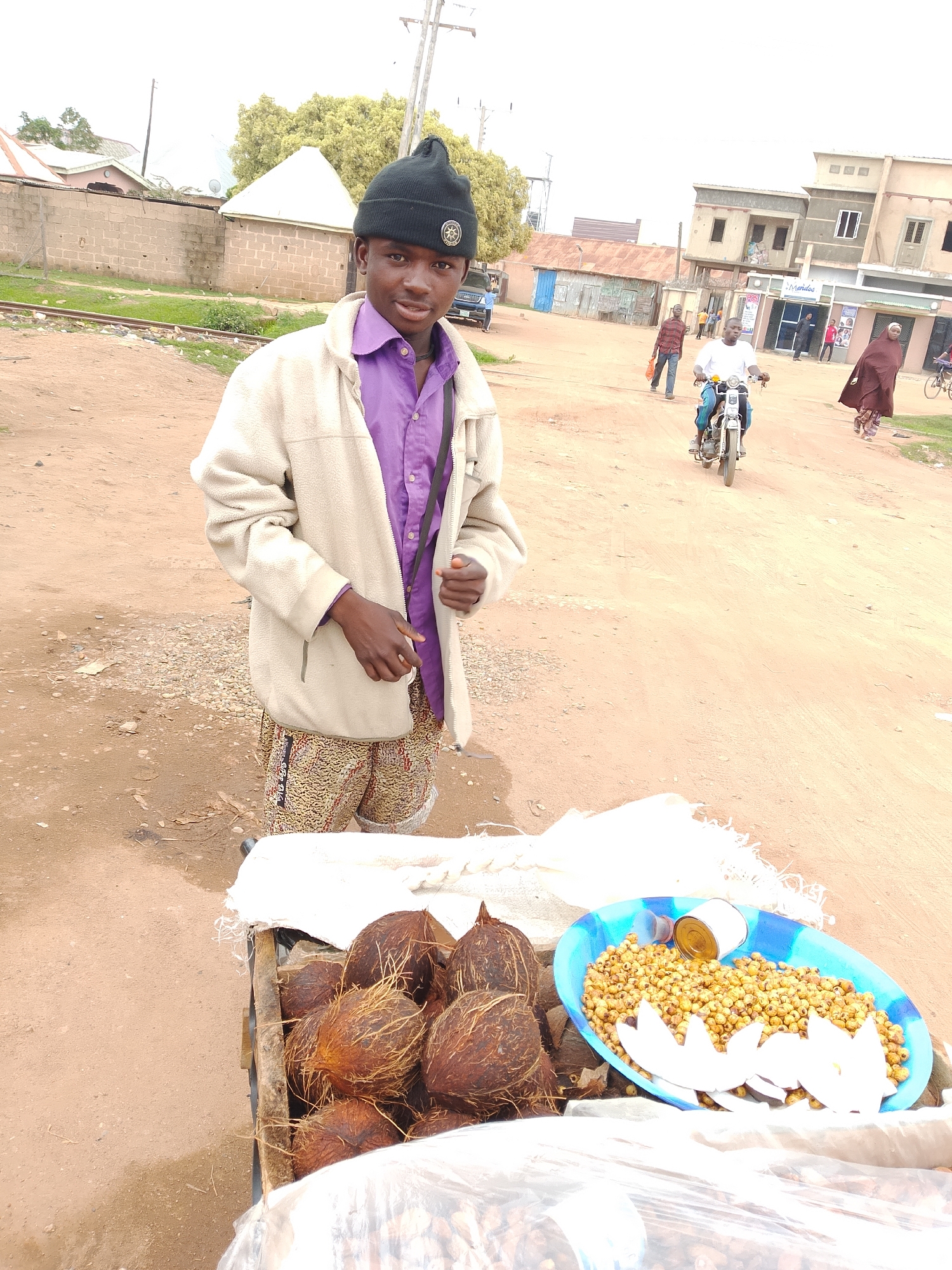 Daily street life and marketplace activities documented across multiple locations